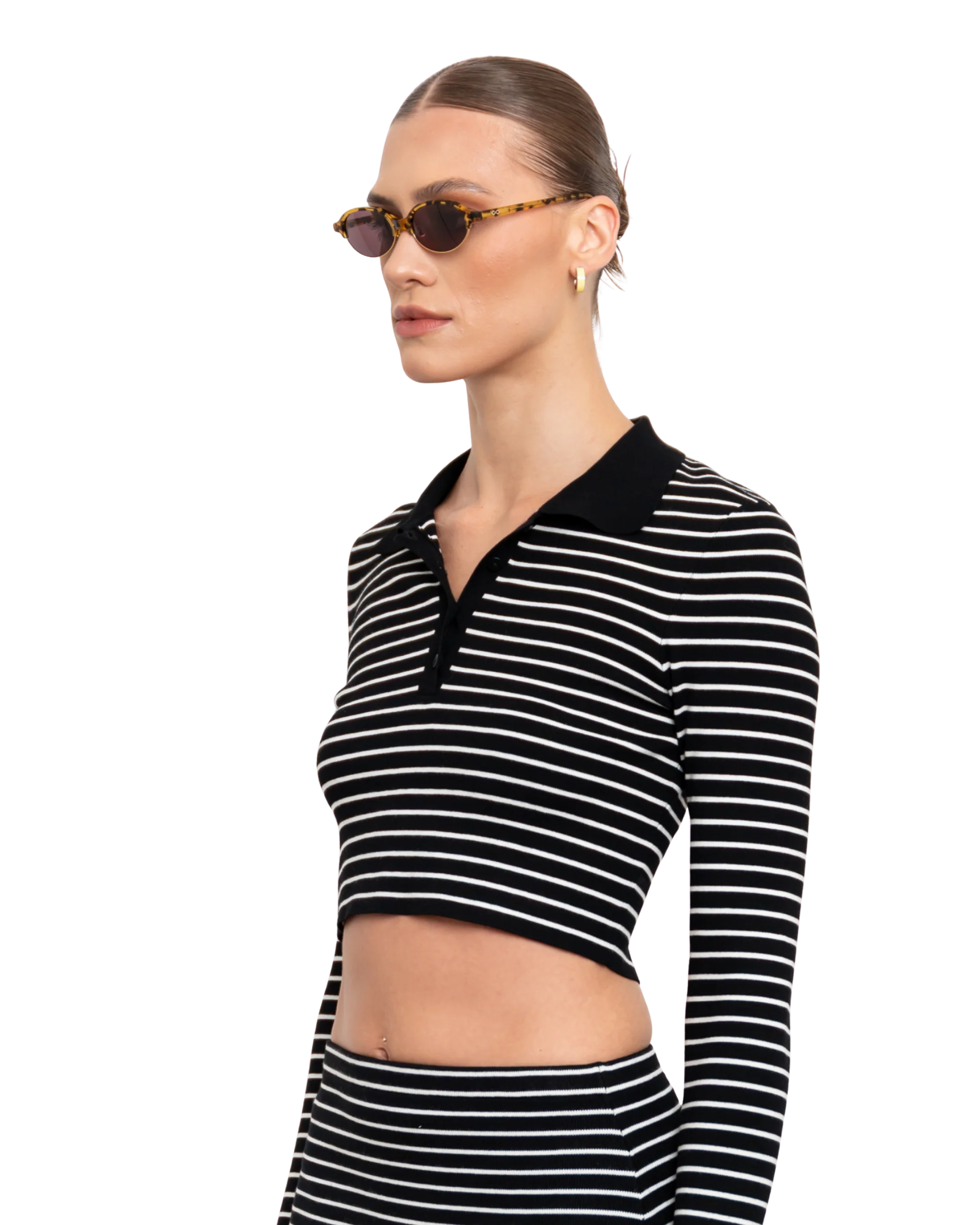 Aria - Yellow Tortoise Sunglasses - Image 6
