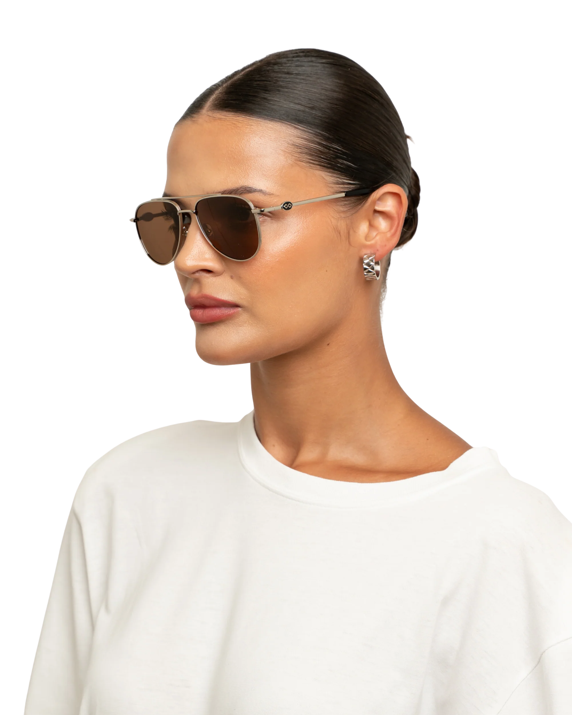 Aya - Brown Sunglasses - Image 4