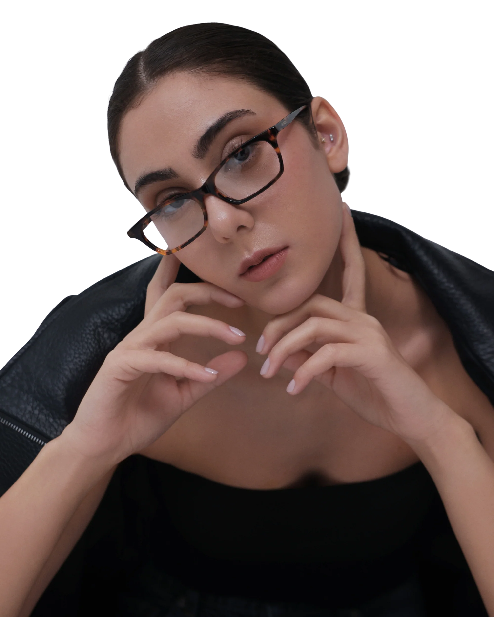 Billie - Tortoise Eyeglasses - Image 2