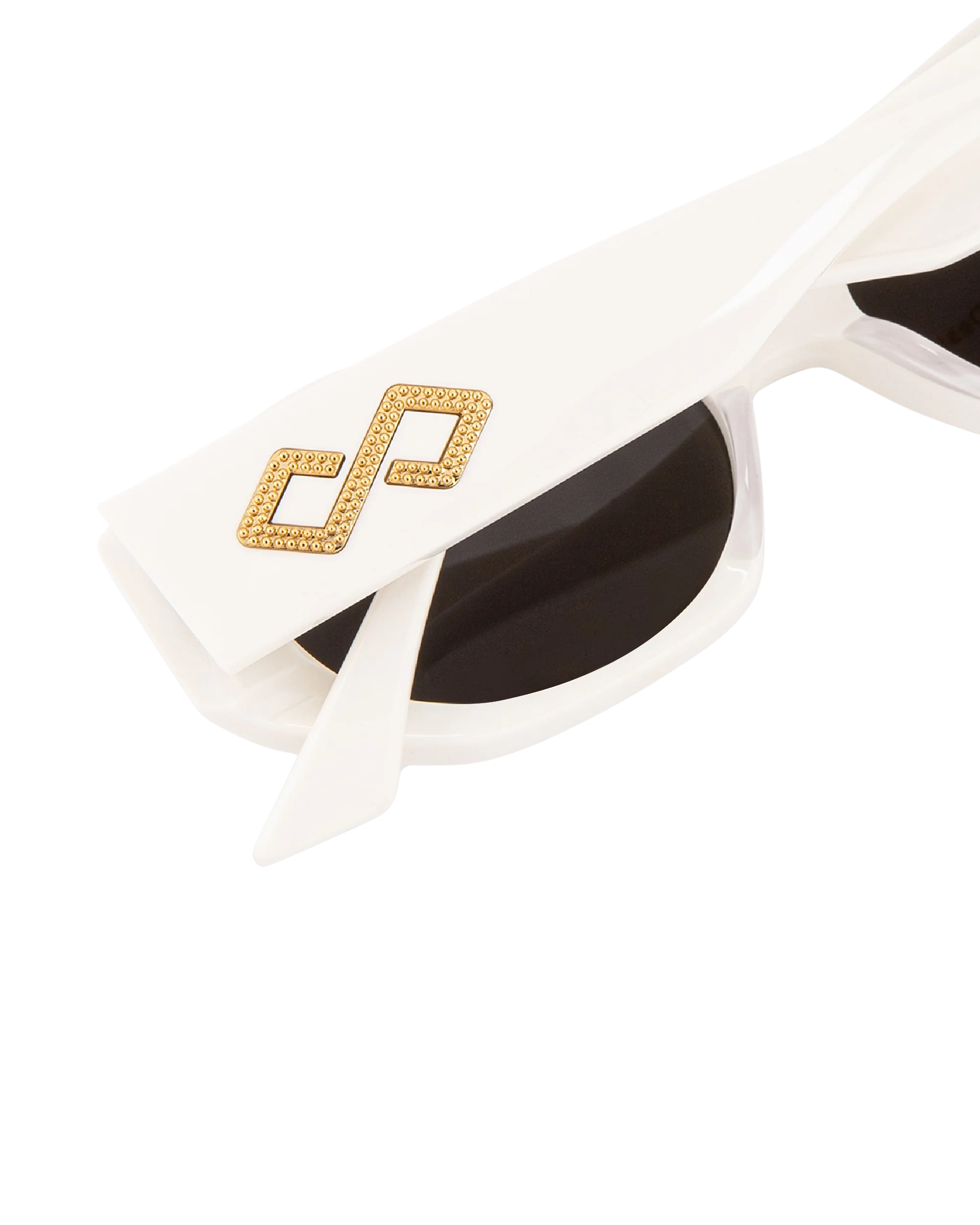 Blair - Cream on Black Sunglasses - Image 3