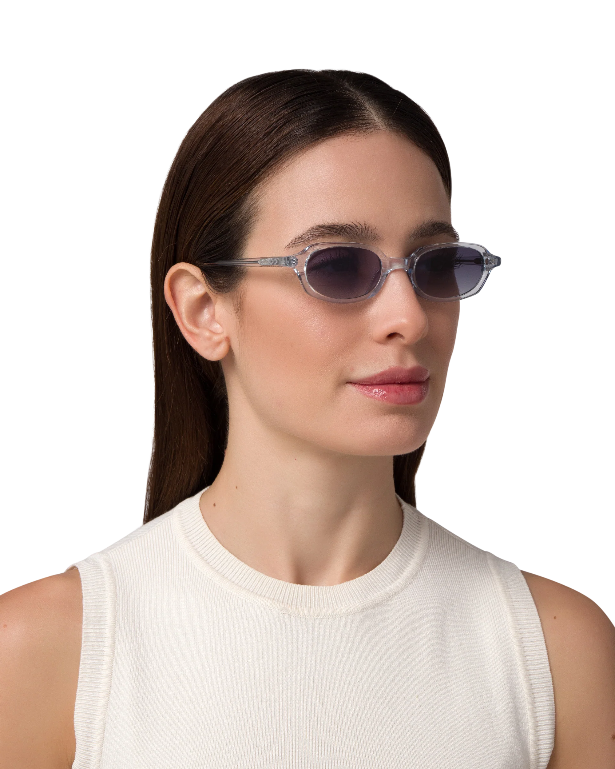 Carolyn - Clear Blue Sunglasses - Image 4