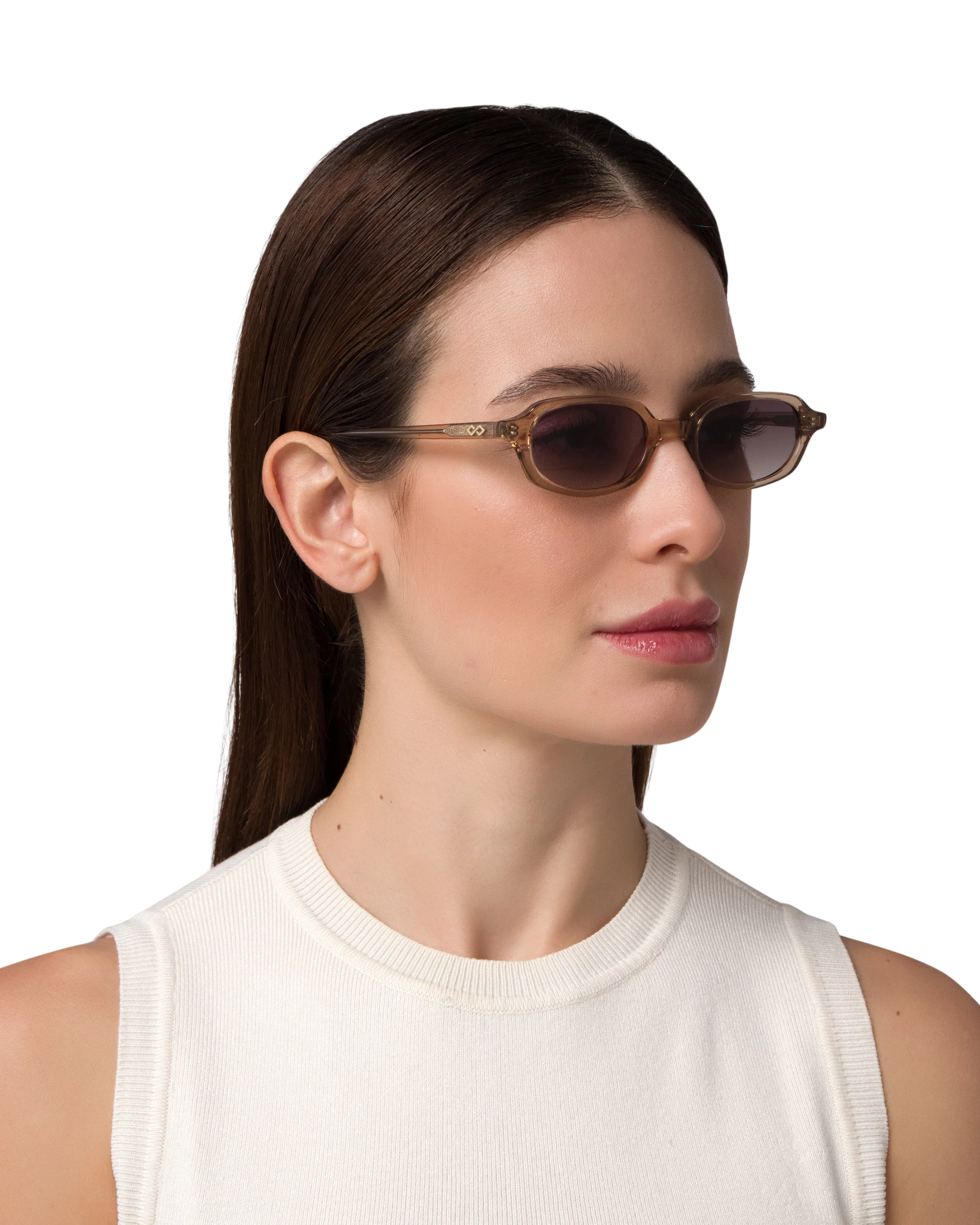 Carolyn - Clear Brown Sunglasses - Image 4