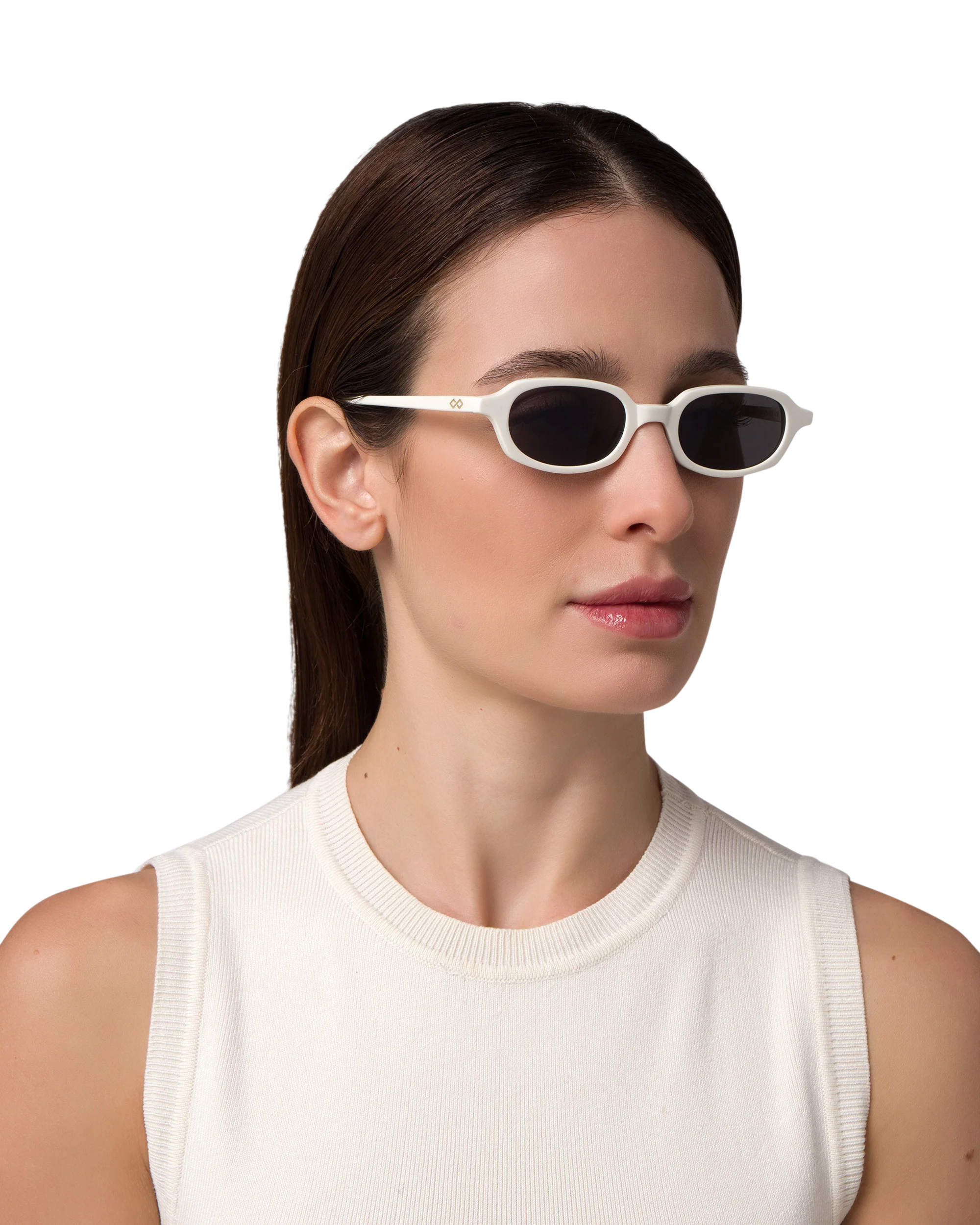 Carolyn - White Sunglasses - Image 4