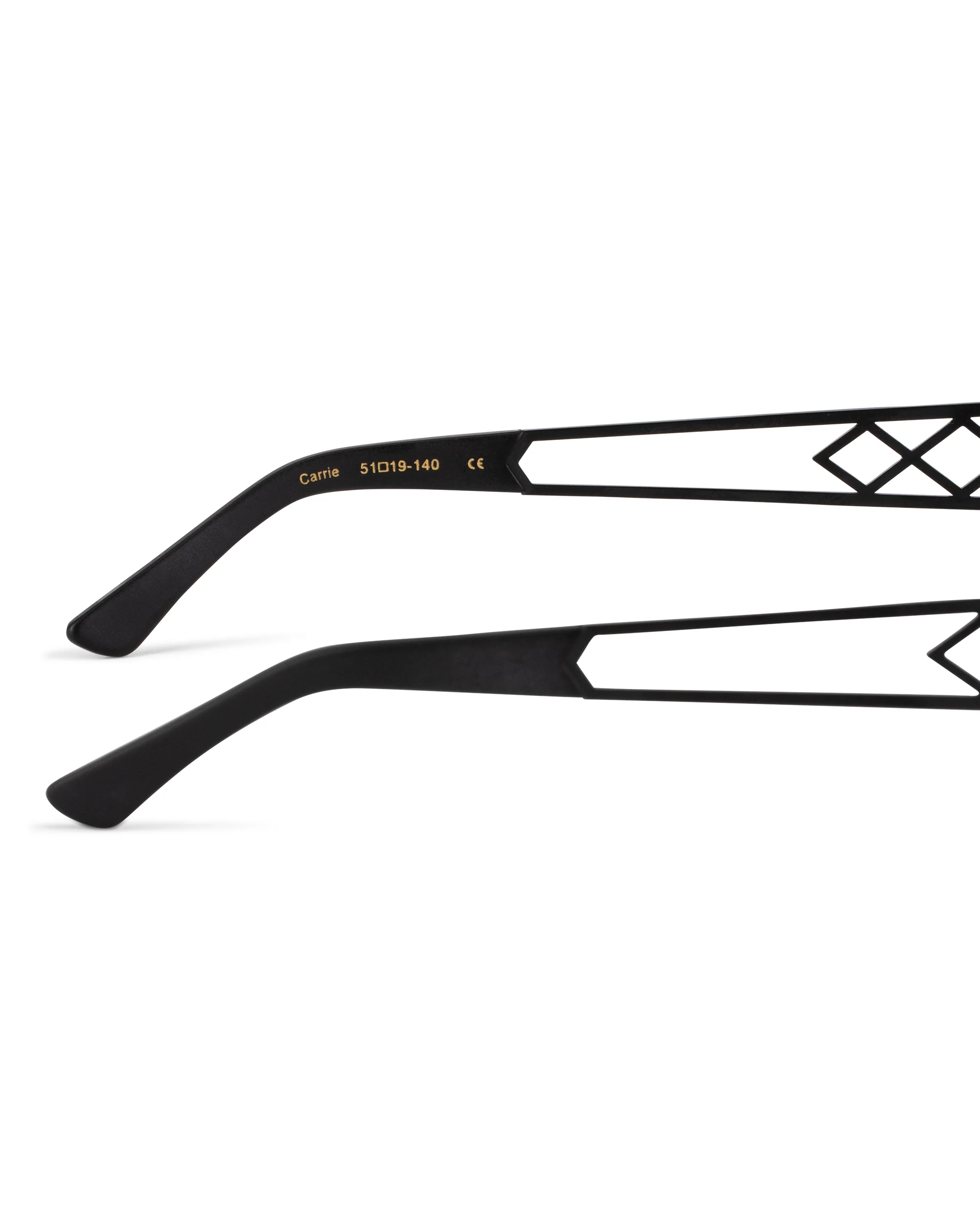 Carrie - Matte Black Sunglasses - Image 6