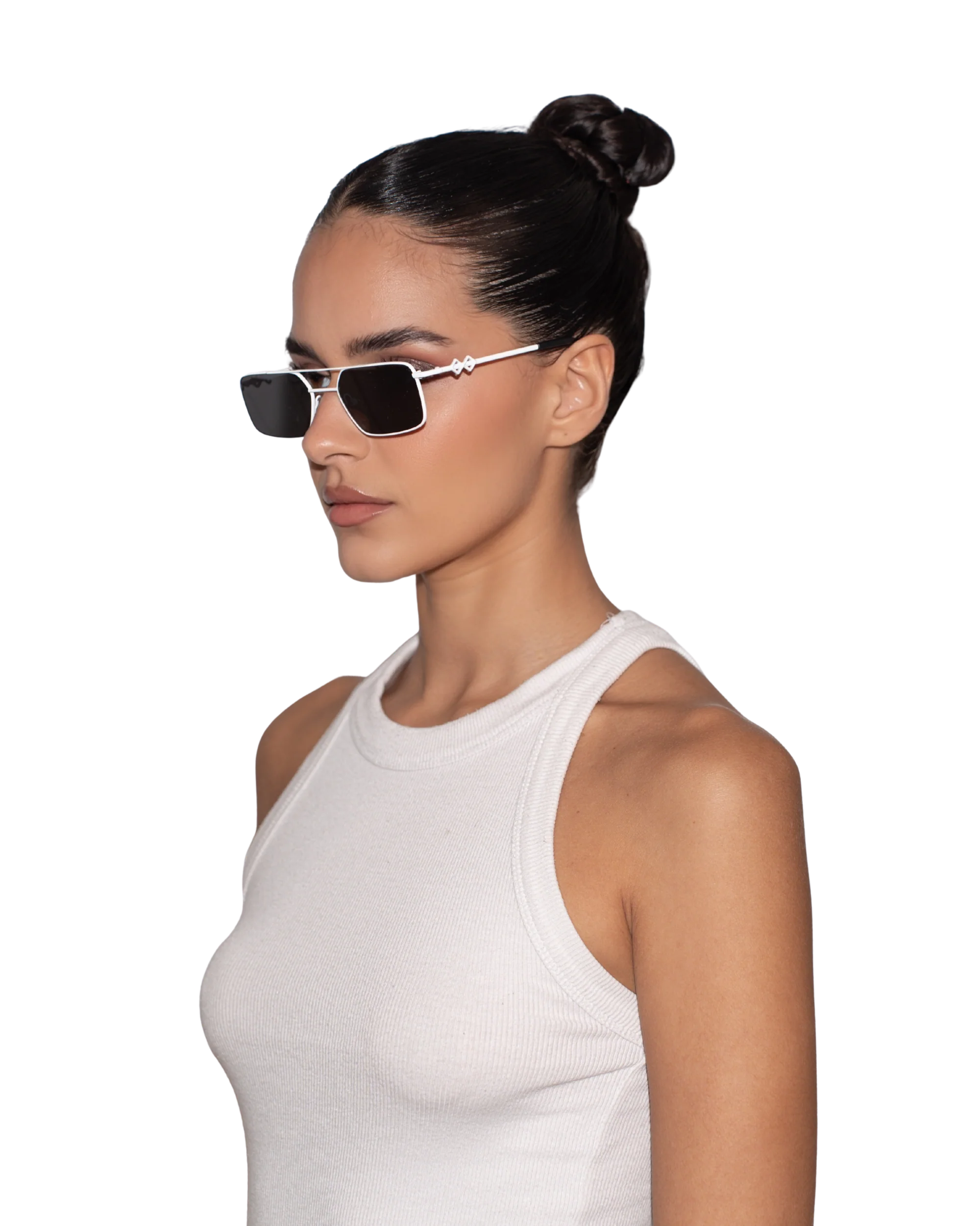 Devon - White Sunglasses - Image 4