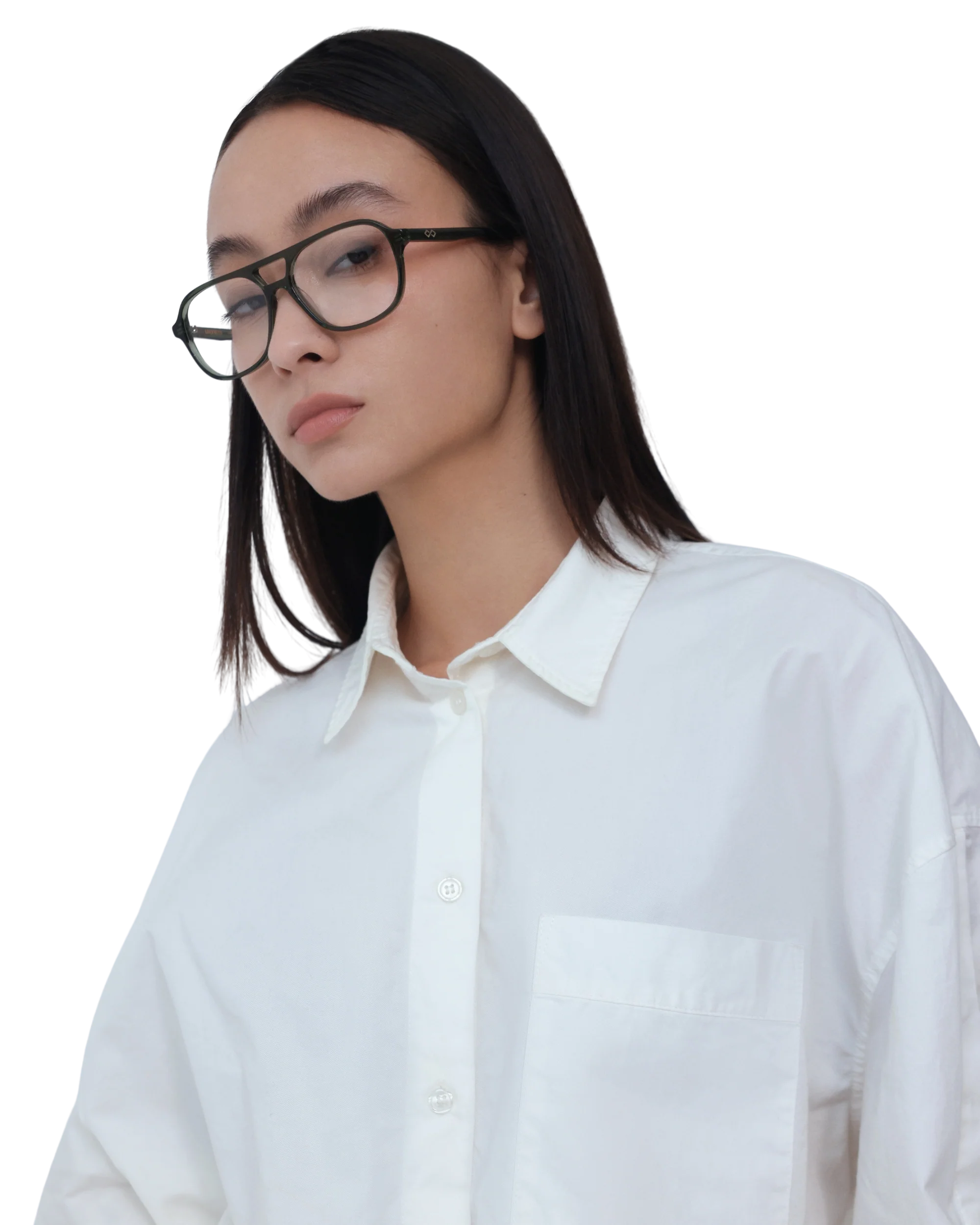 Elle - Olive Eyeglasses - Image 4