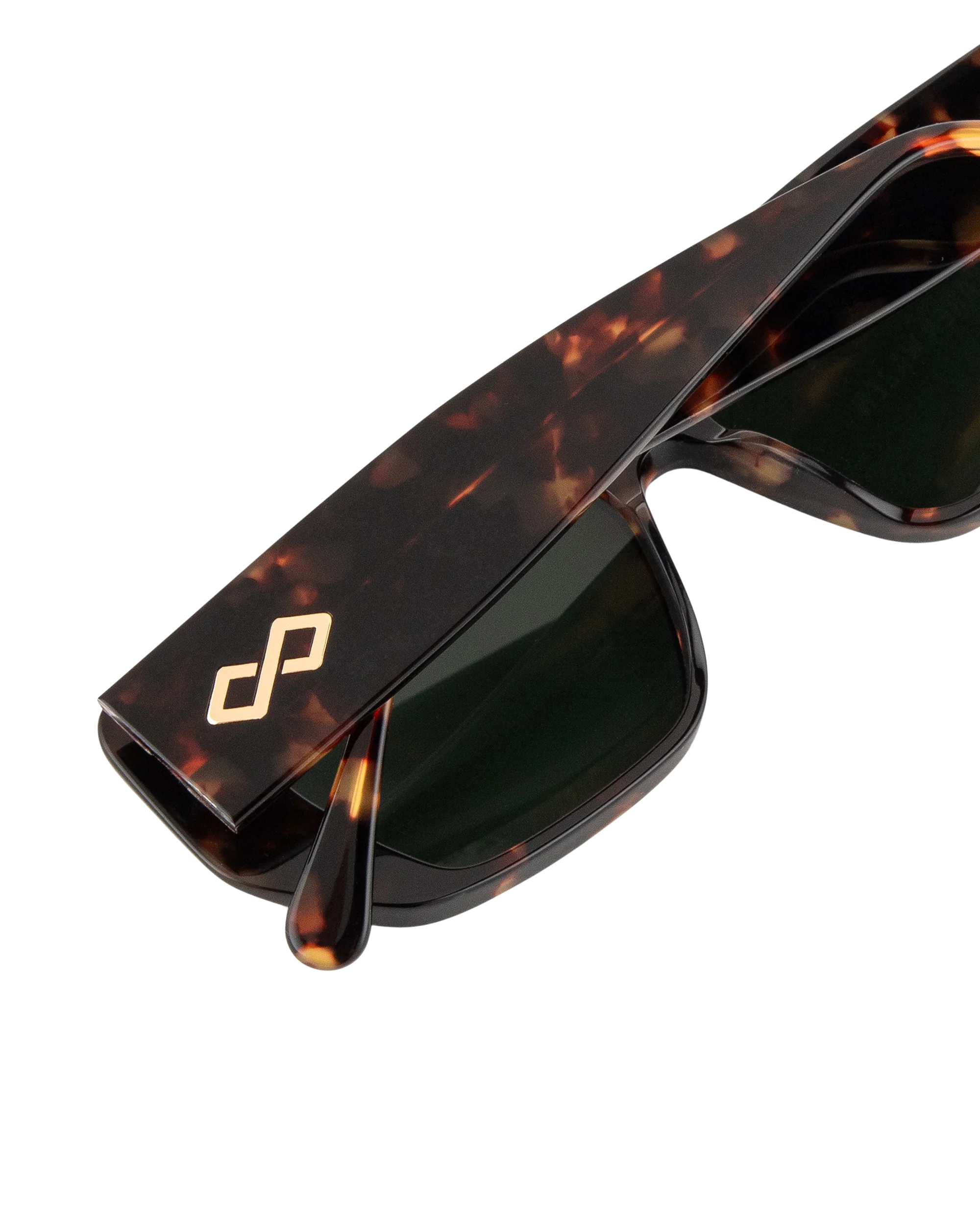 Frankie - Green on Tortoise Sunglasses - Image 5