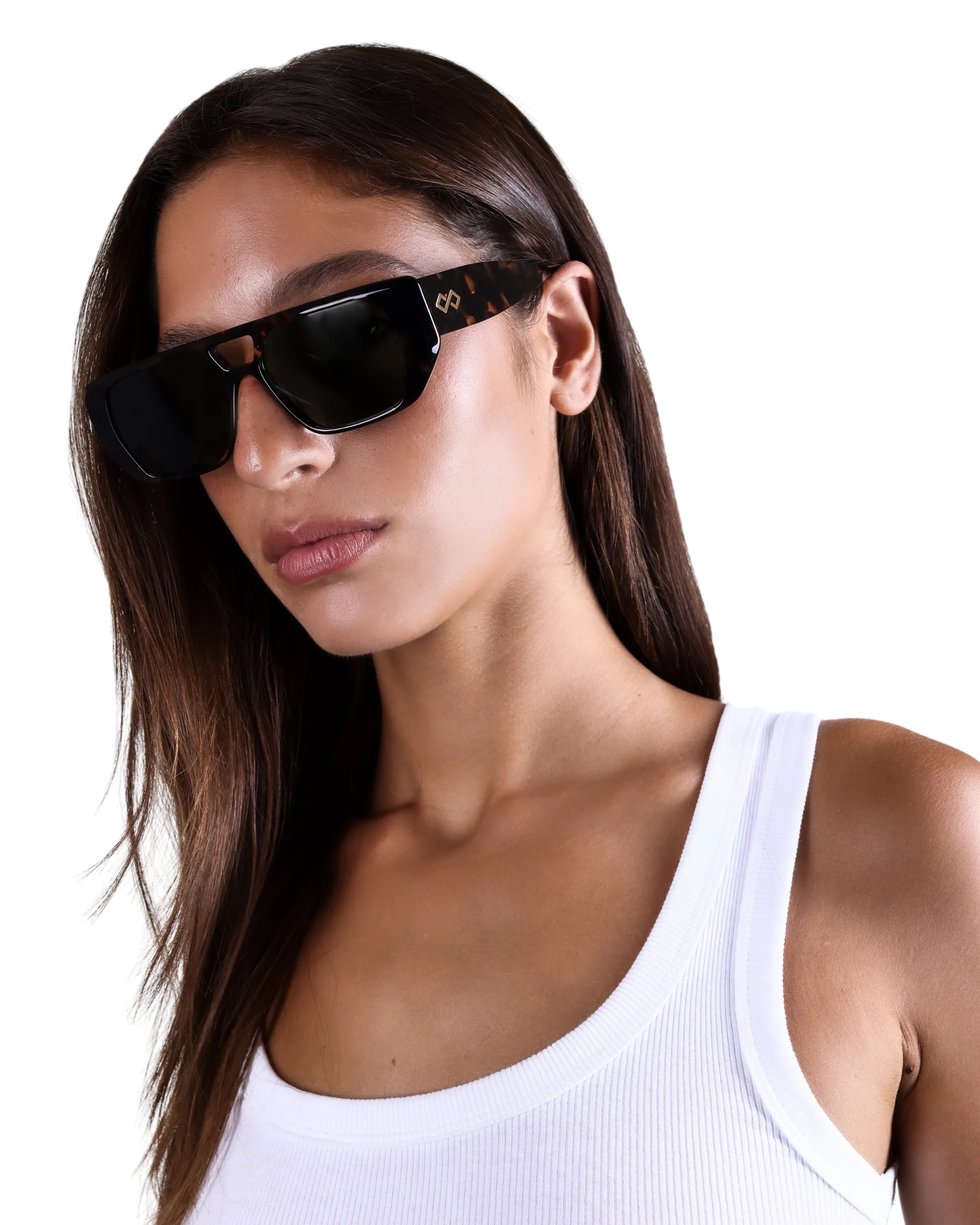 Frankie - Green on Tortoise Sunglasses - Image 6