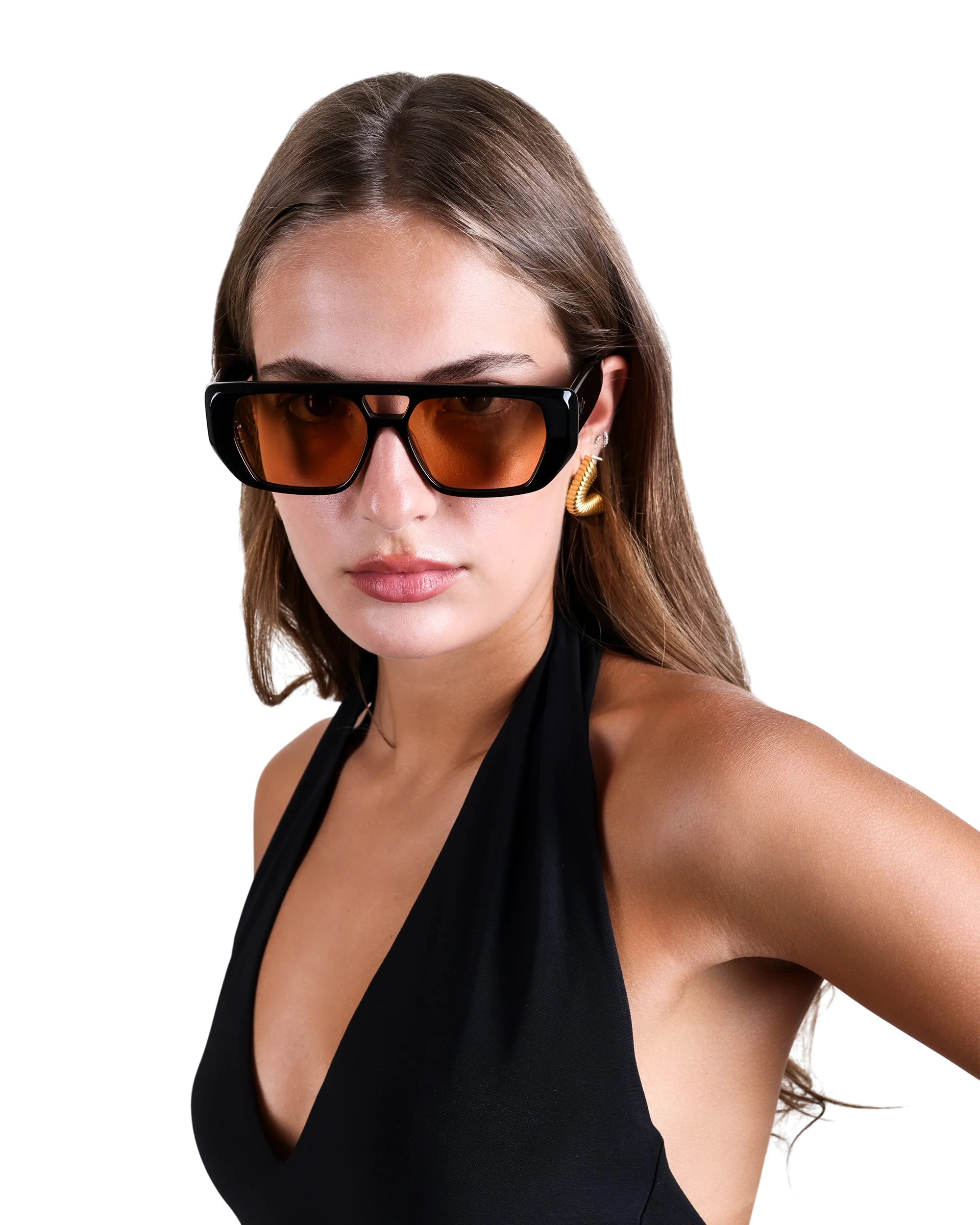 Frankie - Orange Sunglasses - Image 2