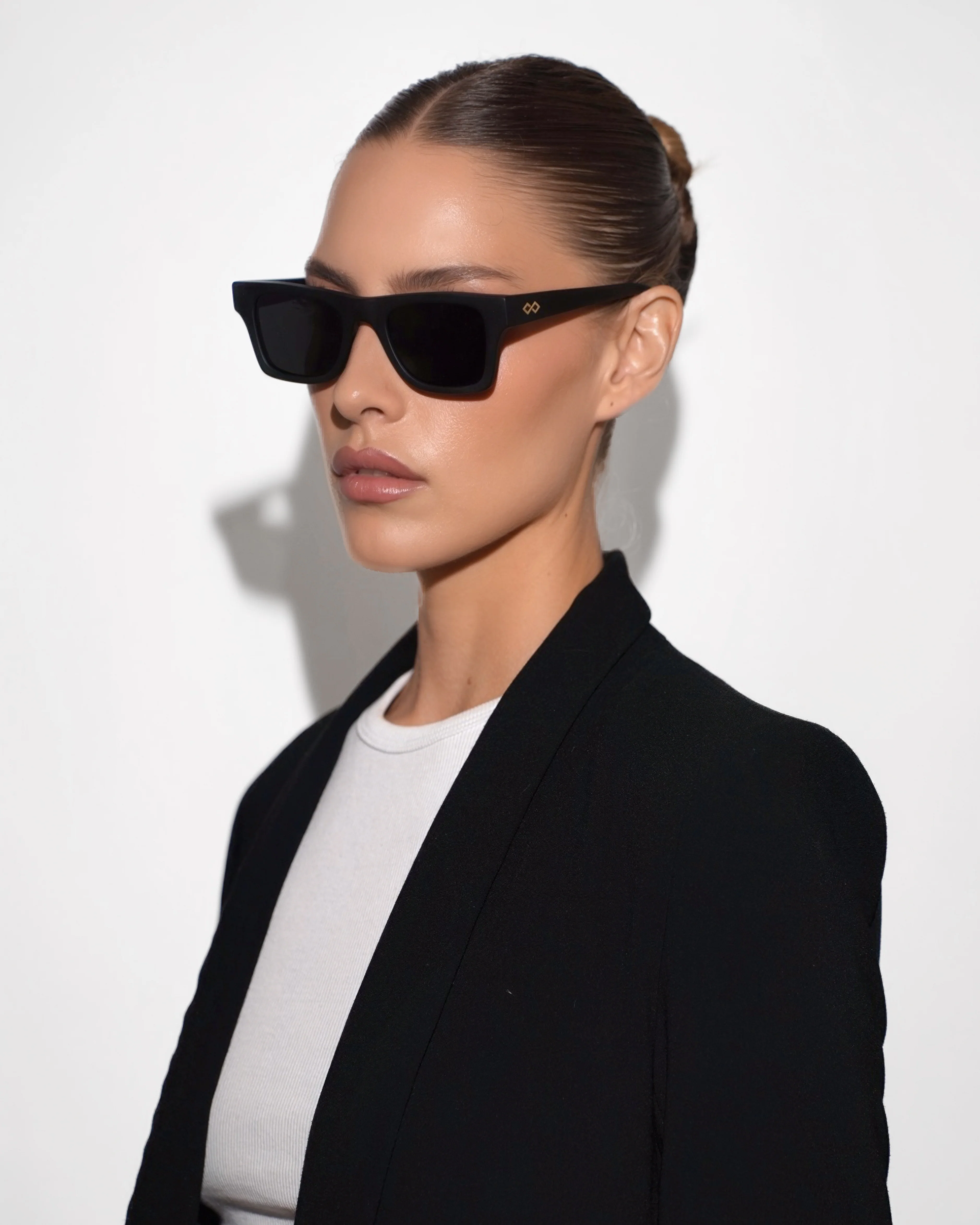 Harper - Matte Black Sunglasses - Image 4