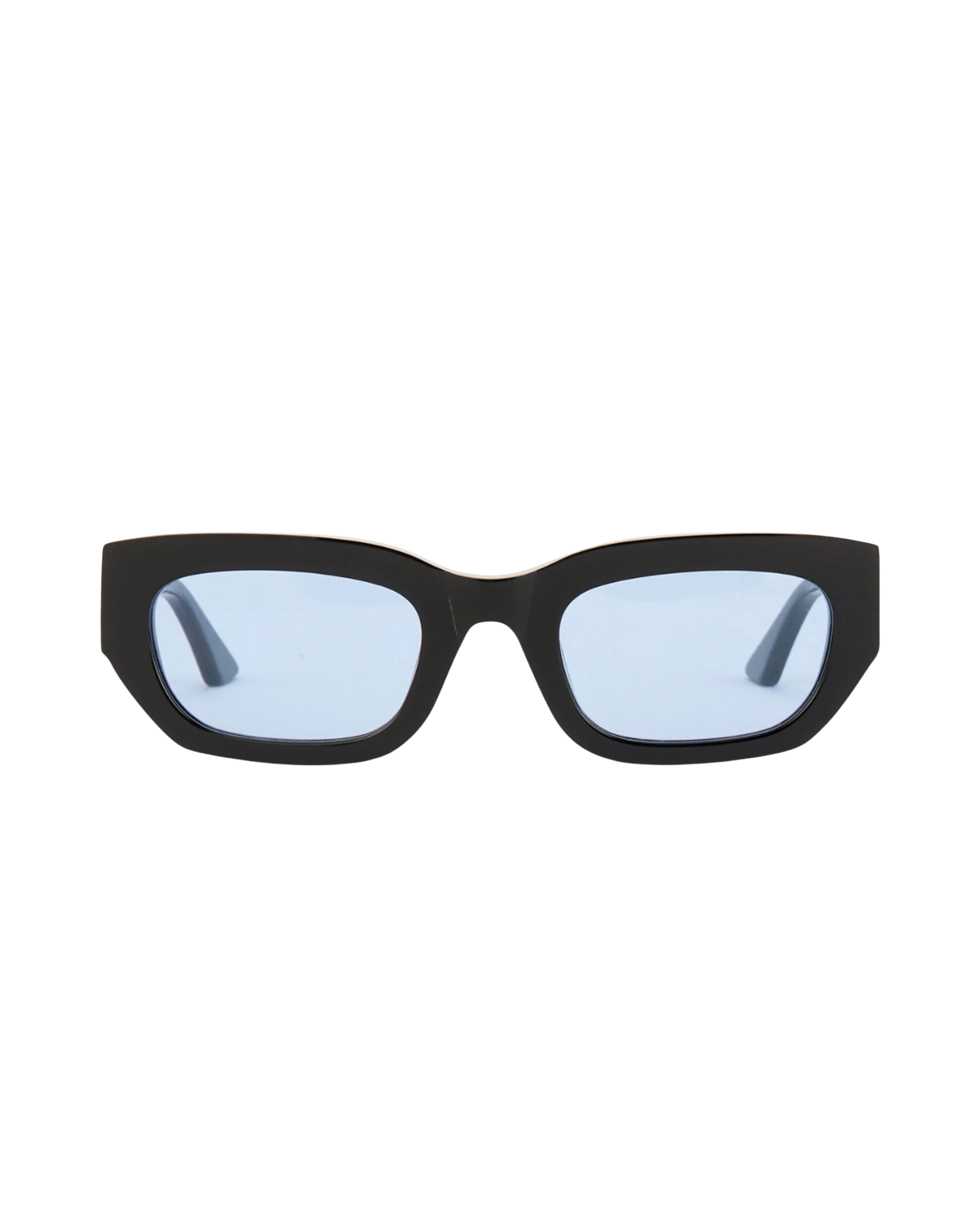 Ivy - Blue on Black Sunglasses