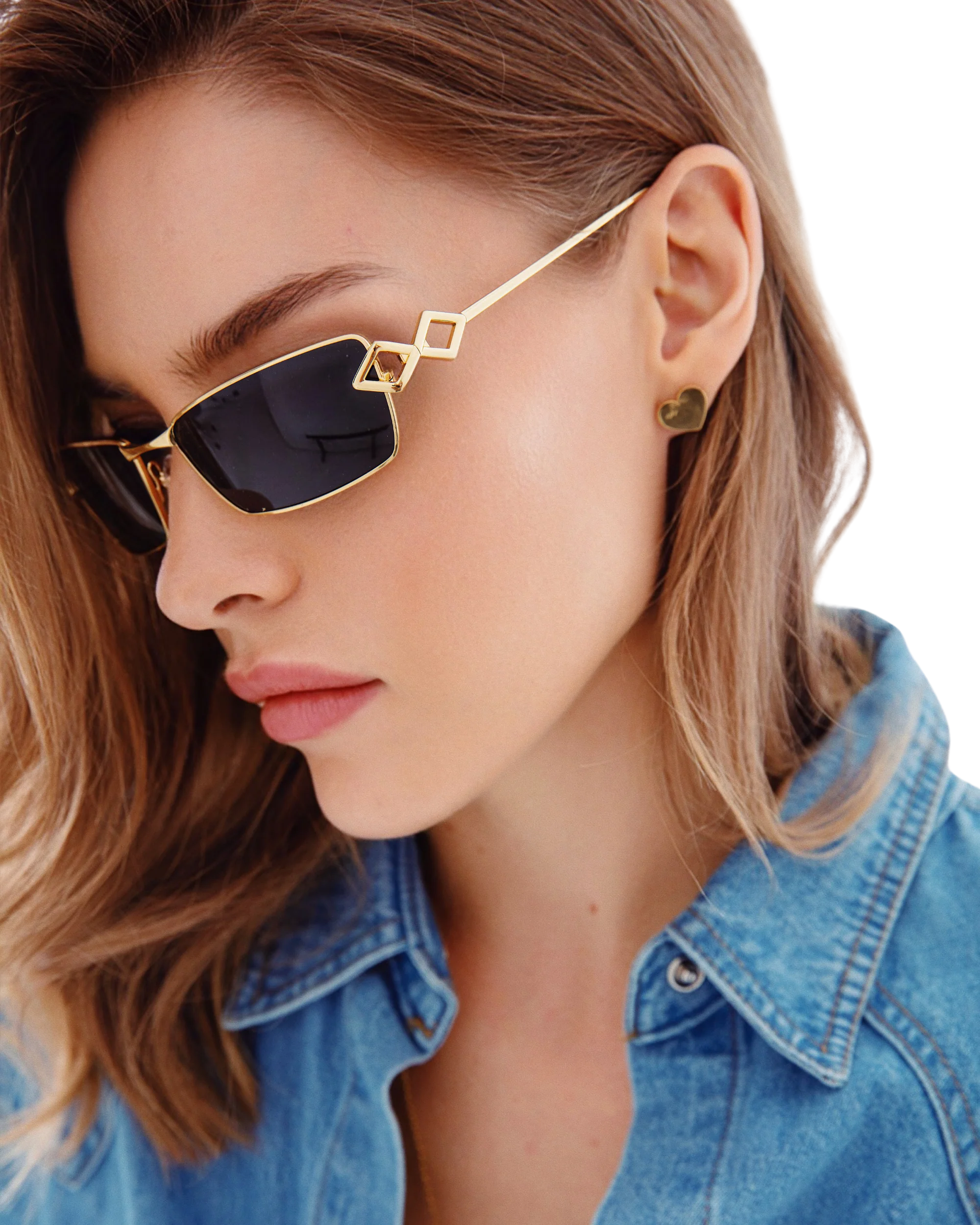Kris - Gold Sunglasses - Image 4