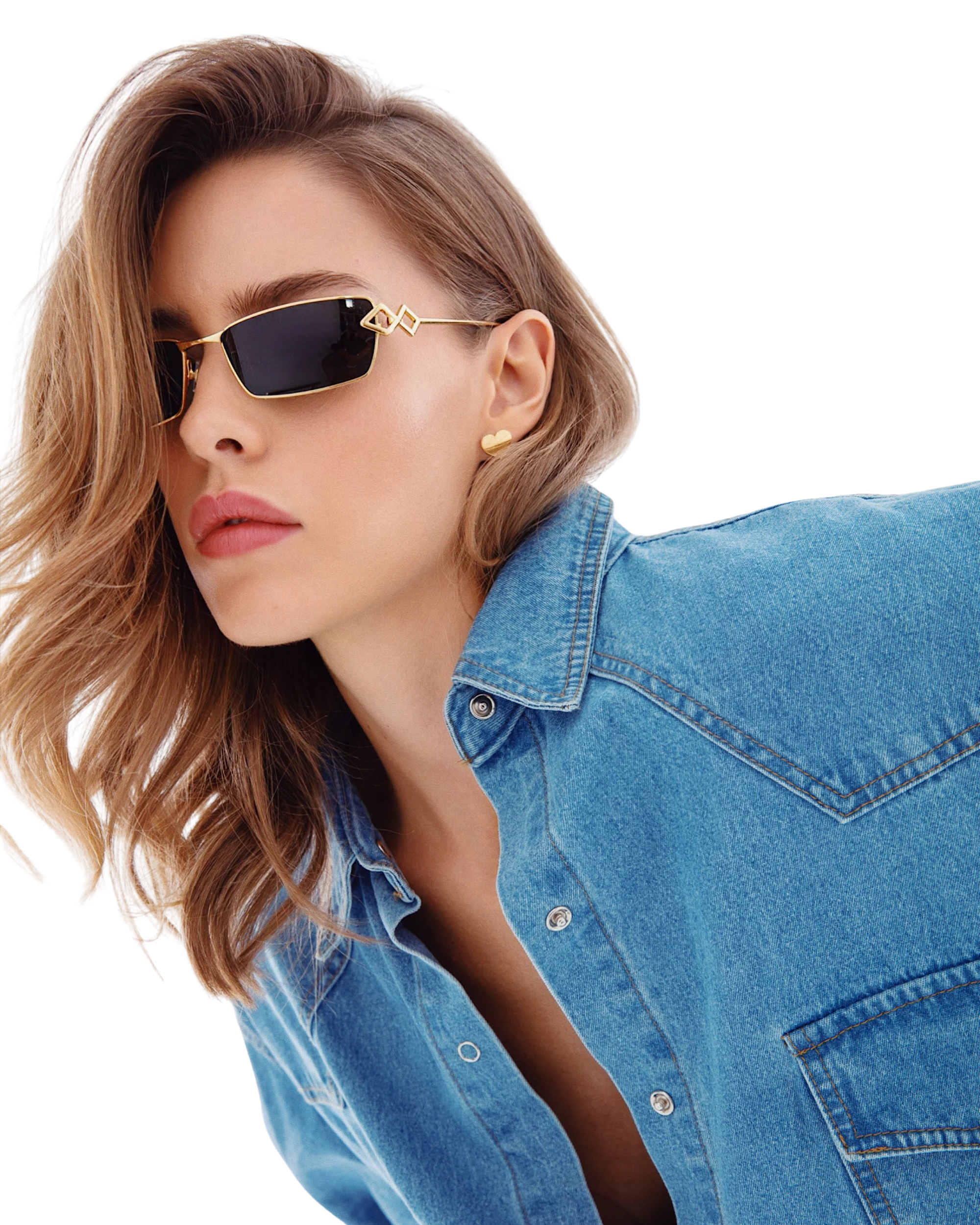Kris - Gold Sunglasses - Image 6
