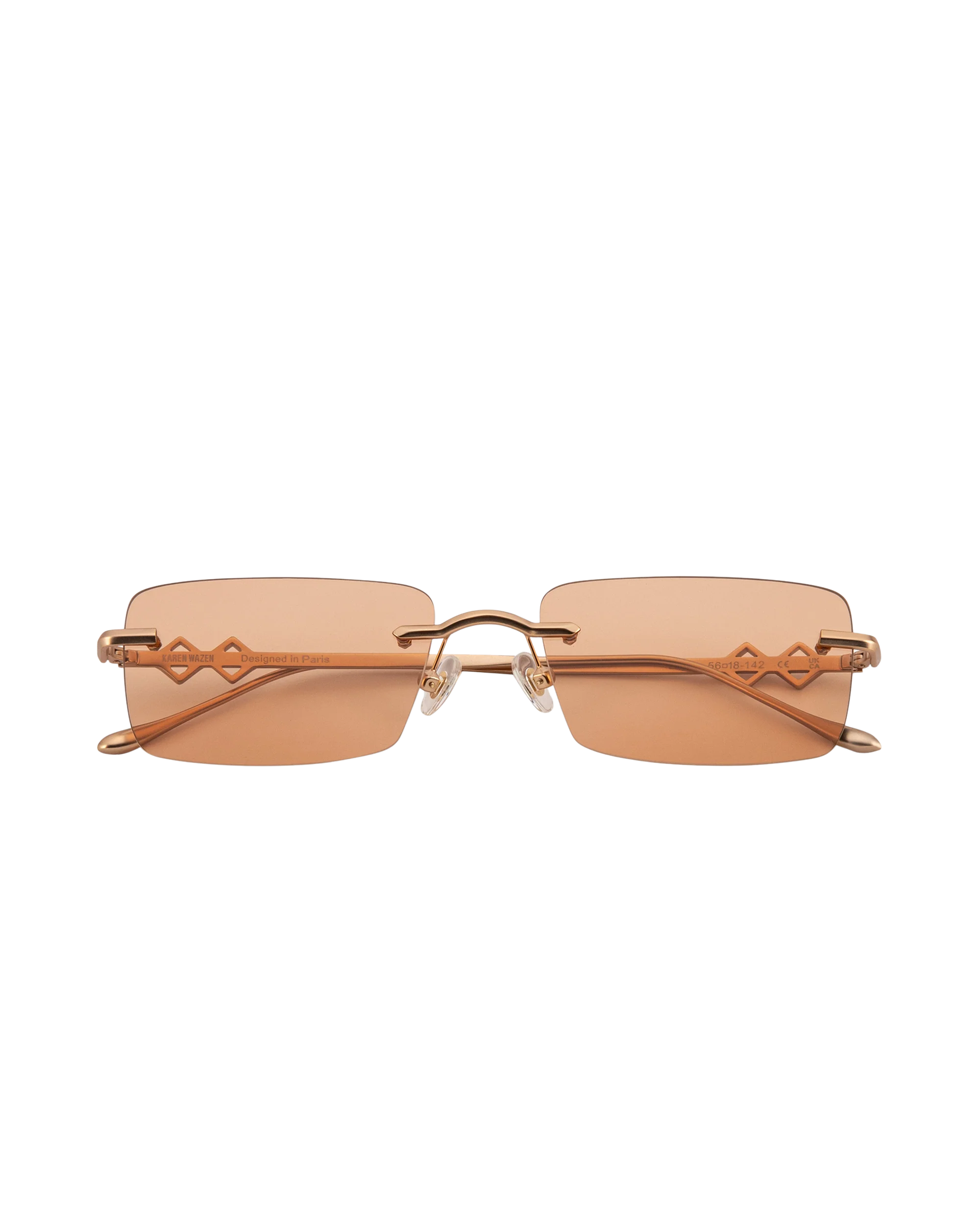 Layla - Orange Sunglasses - Image 3