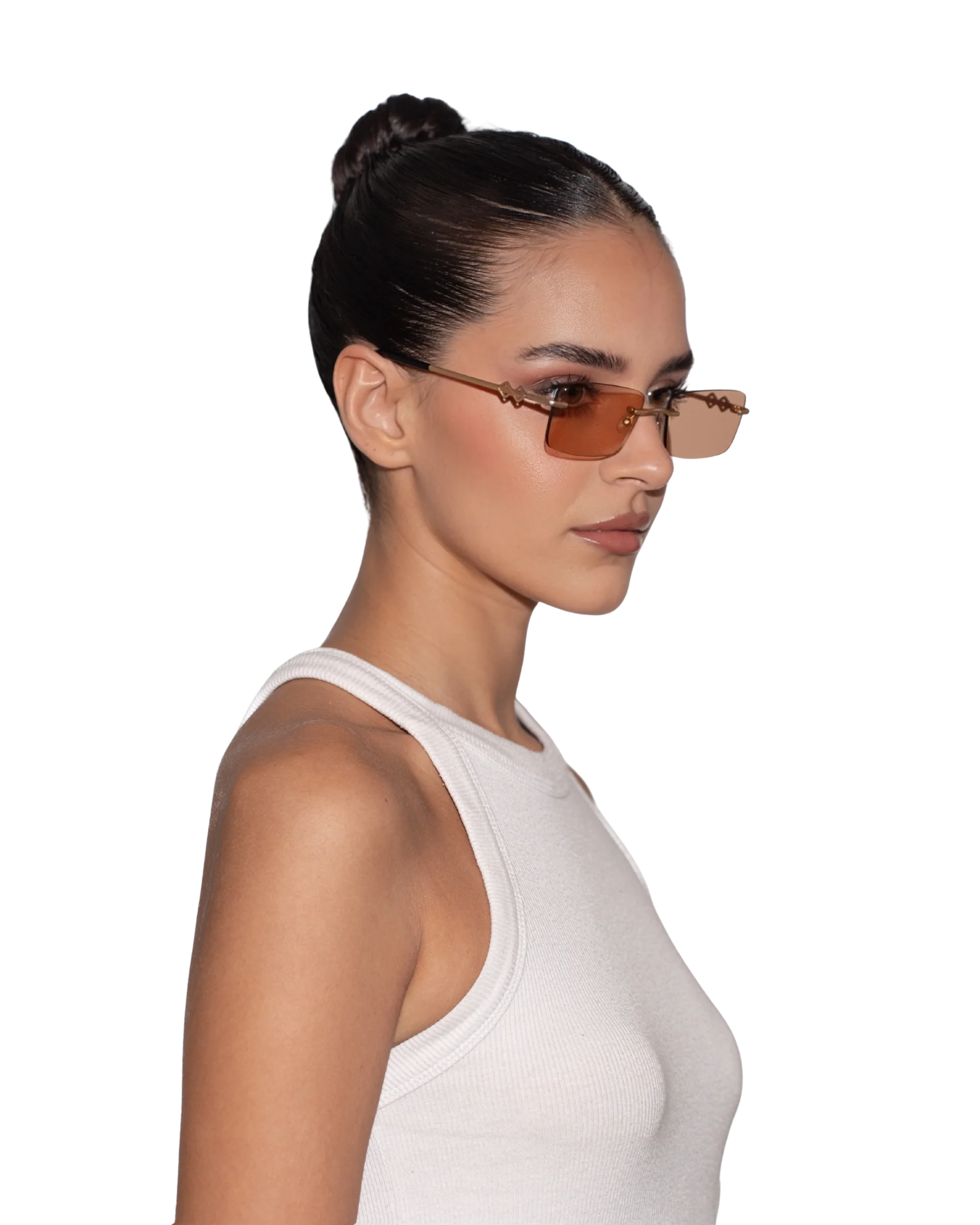 Layla - Orange Sunglasses - Image 4