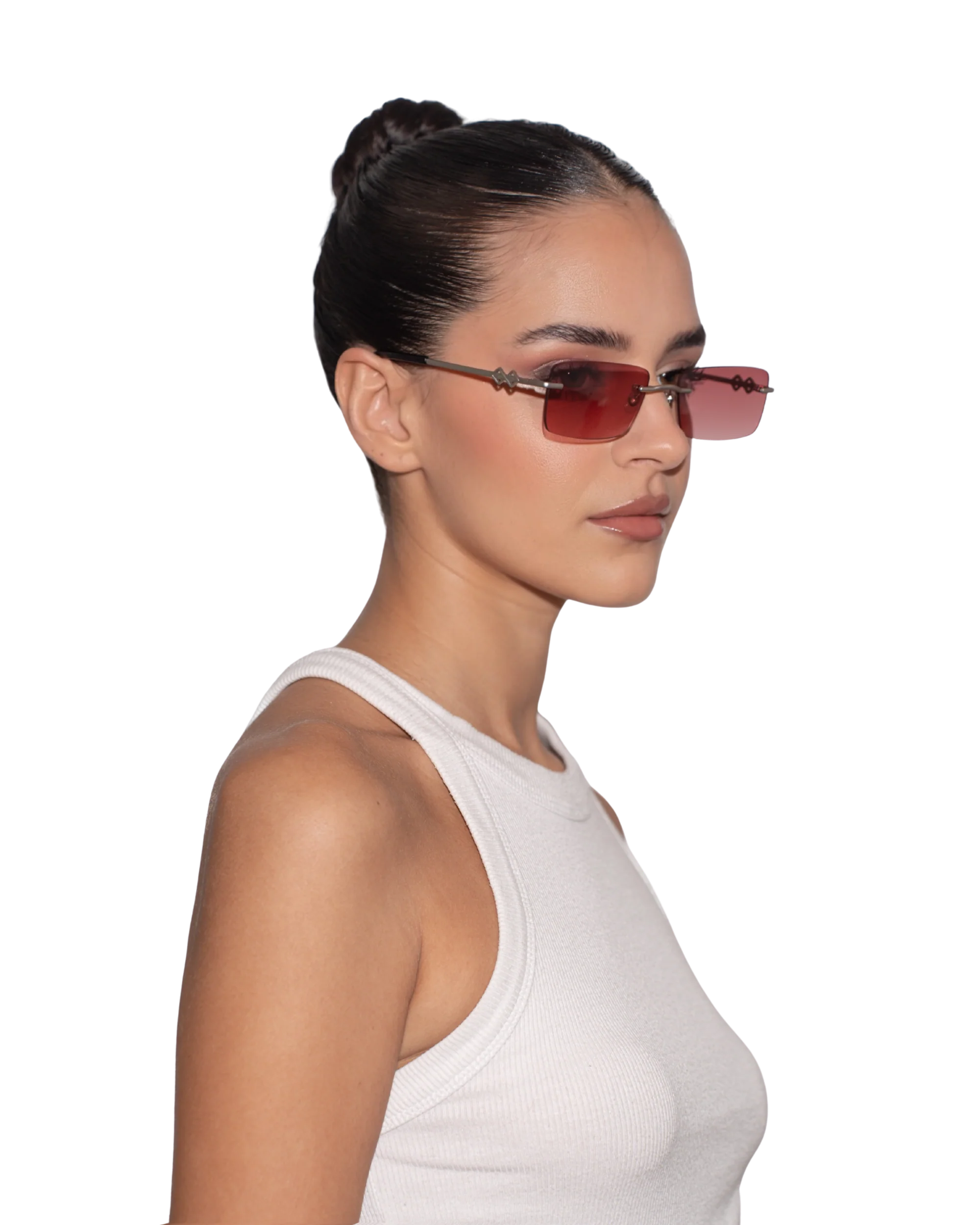 Layla - Red Ombre Sunglasses - Image 4