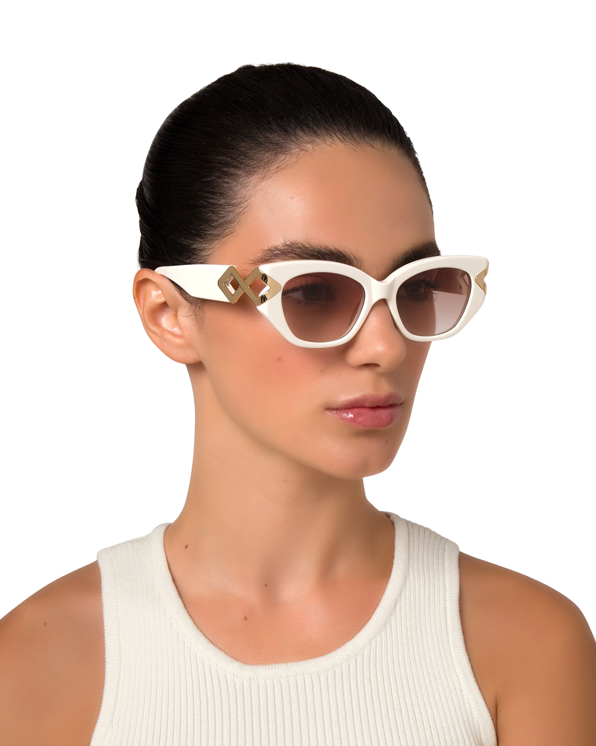 Lily - Cream Sunglasses - Image 4