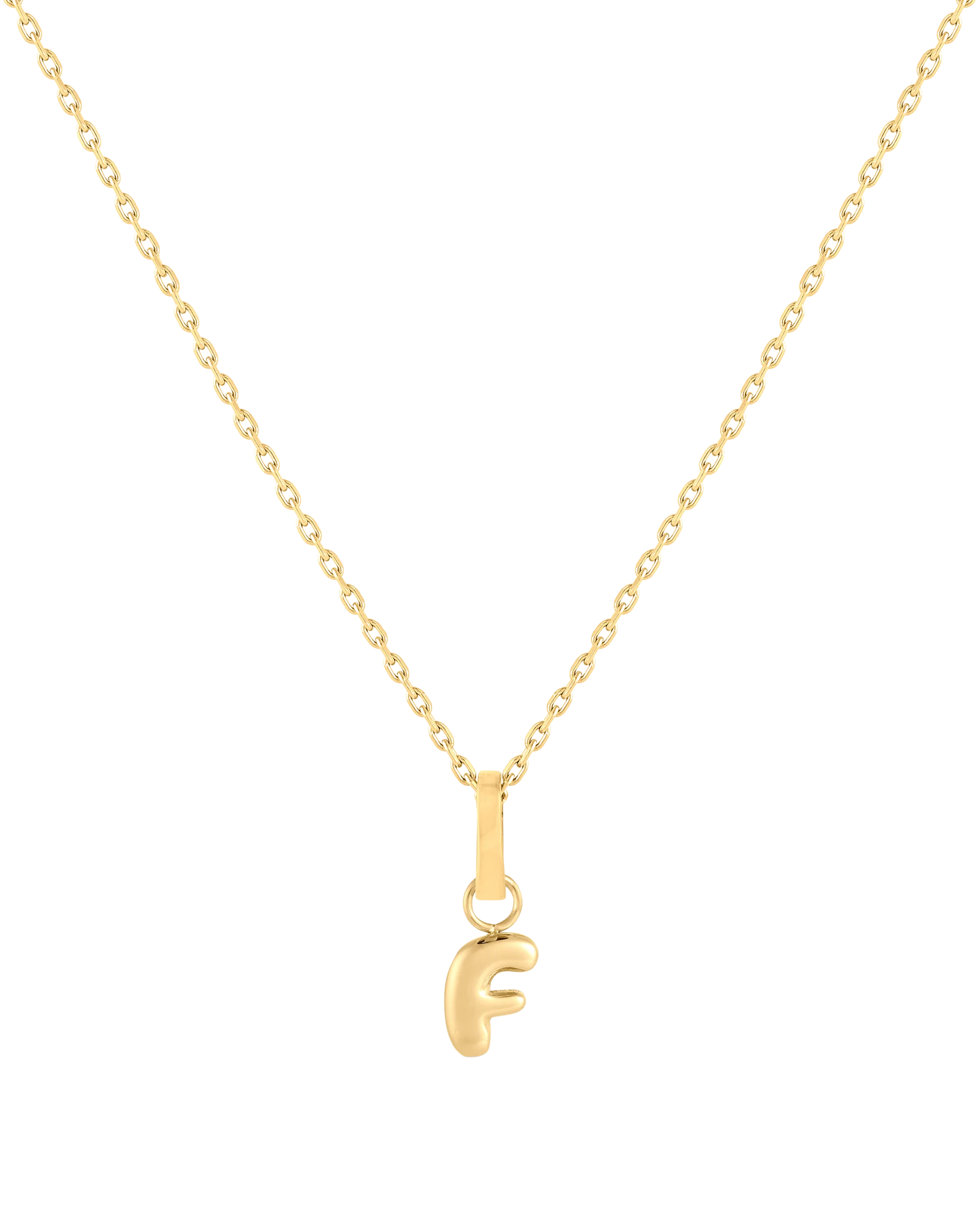 Love Letter Charm F - Gold - Image 3