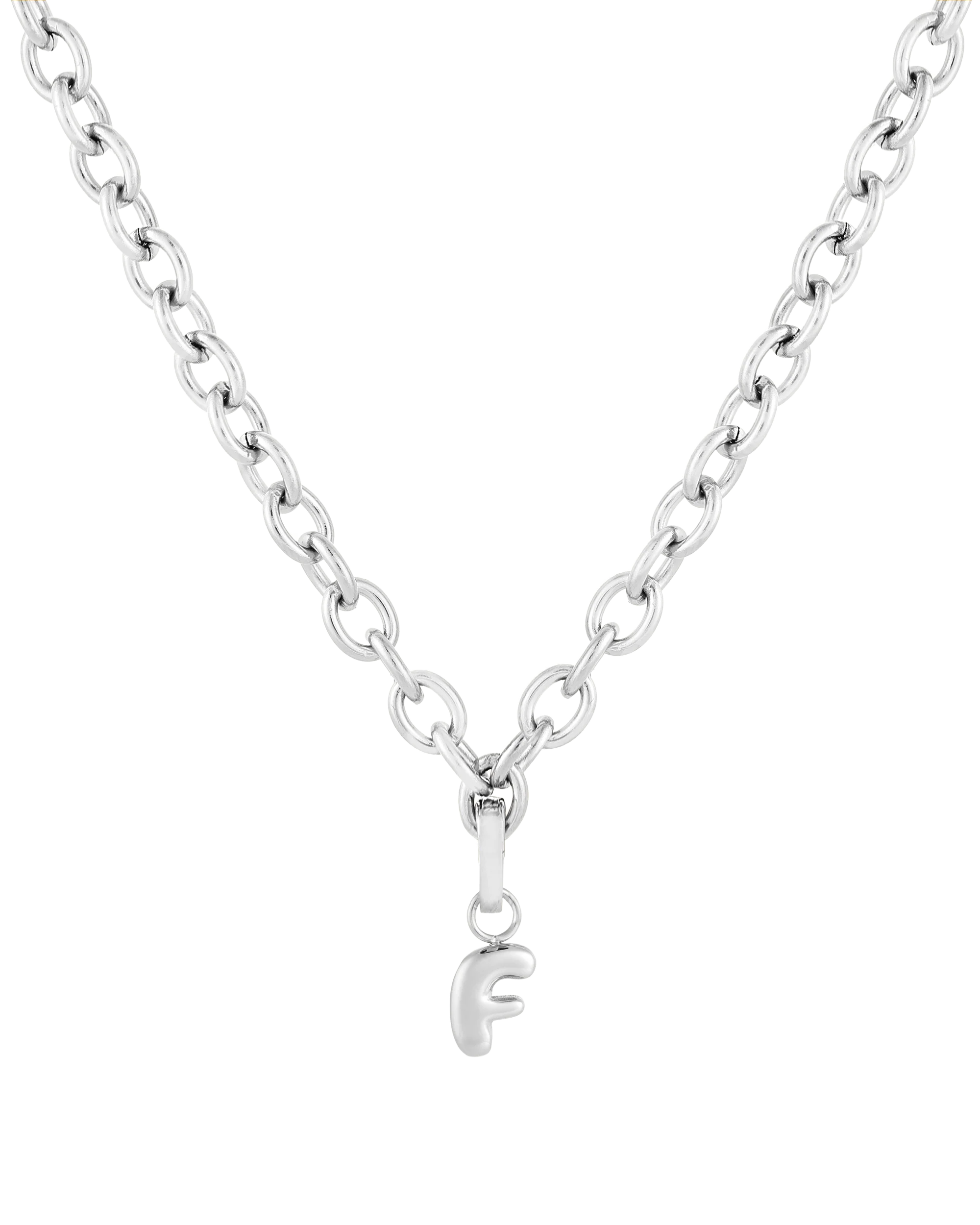 Love Letter Charm F - Silver - Image 5