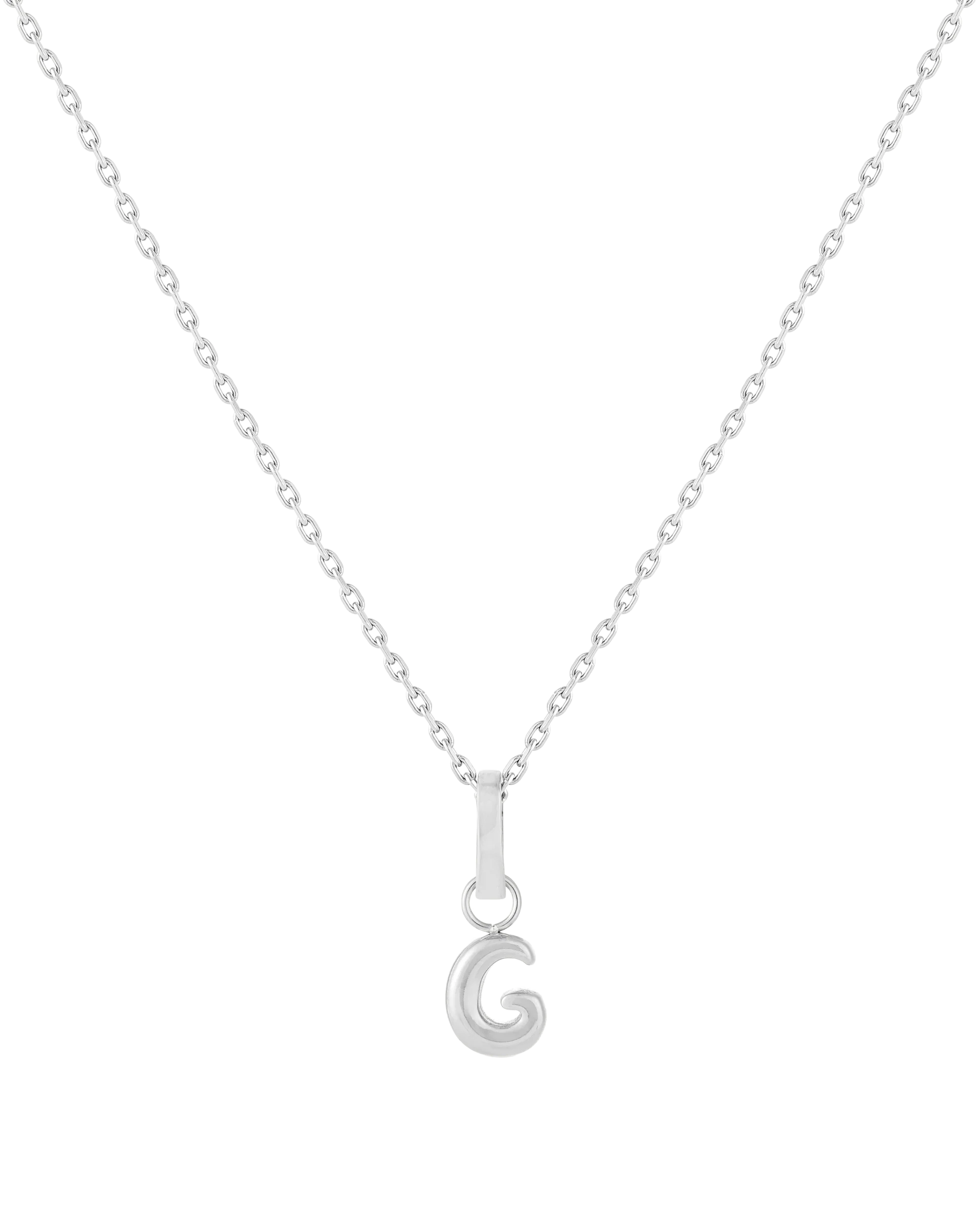 Love Letter Charm G - Silver - Image 3