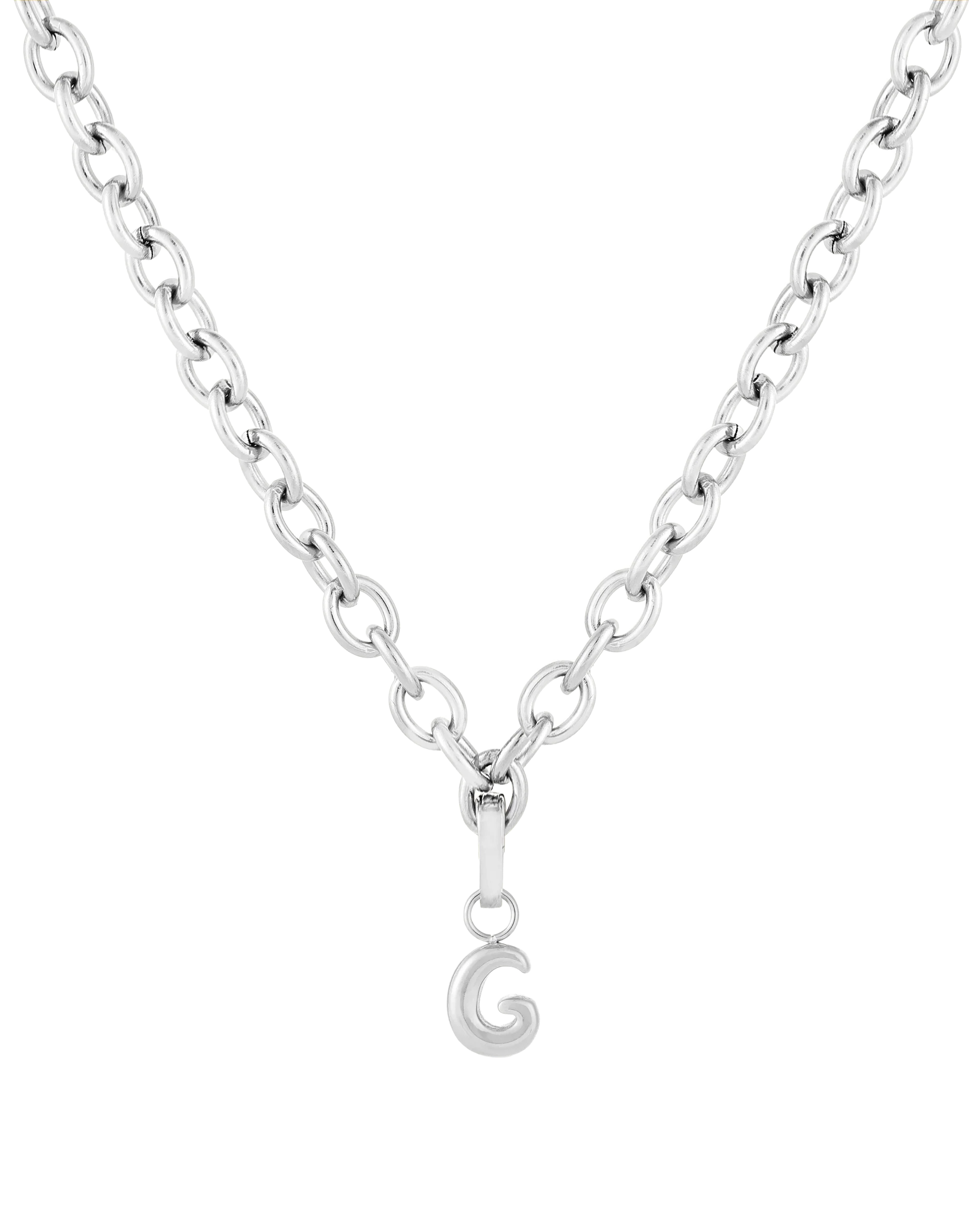 Love Letter Charm G - Silver - Image 5