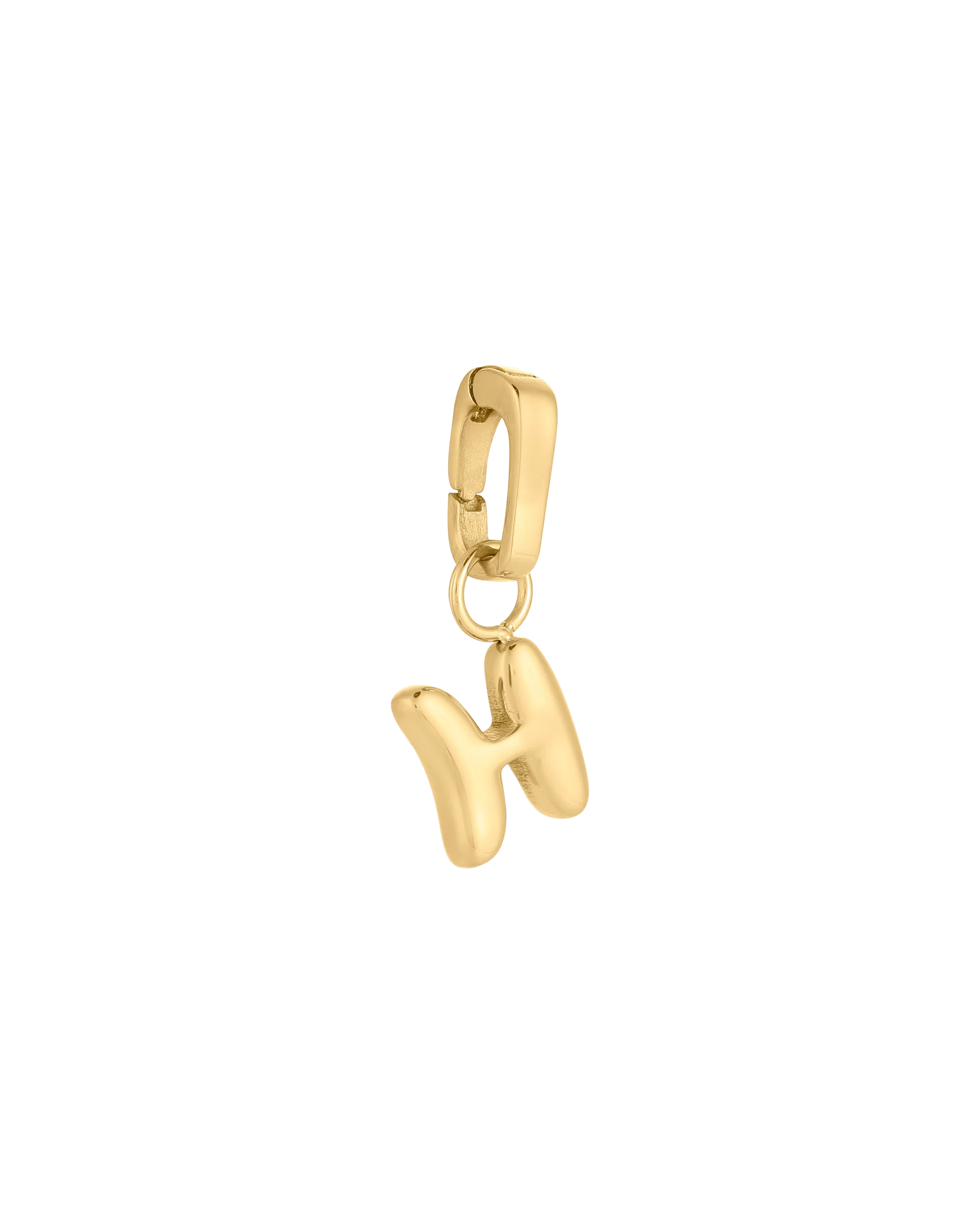 Love Letter Charm H - Gold