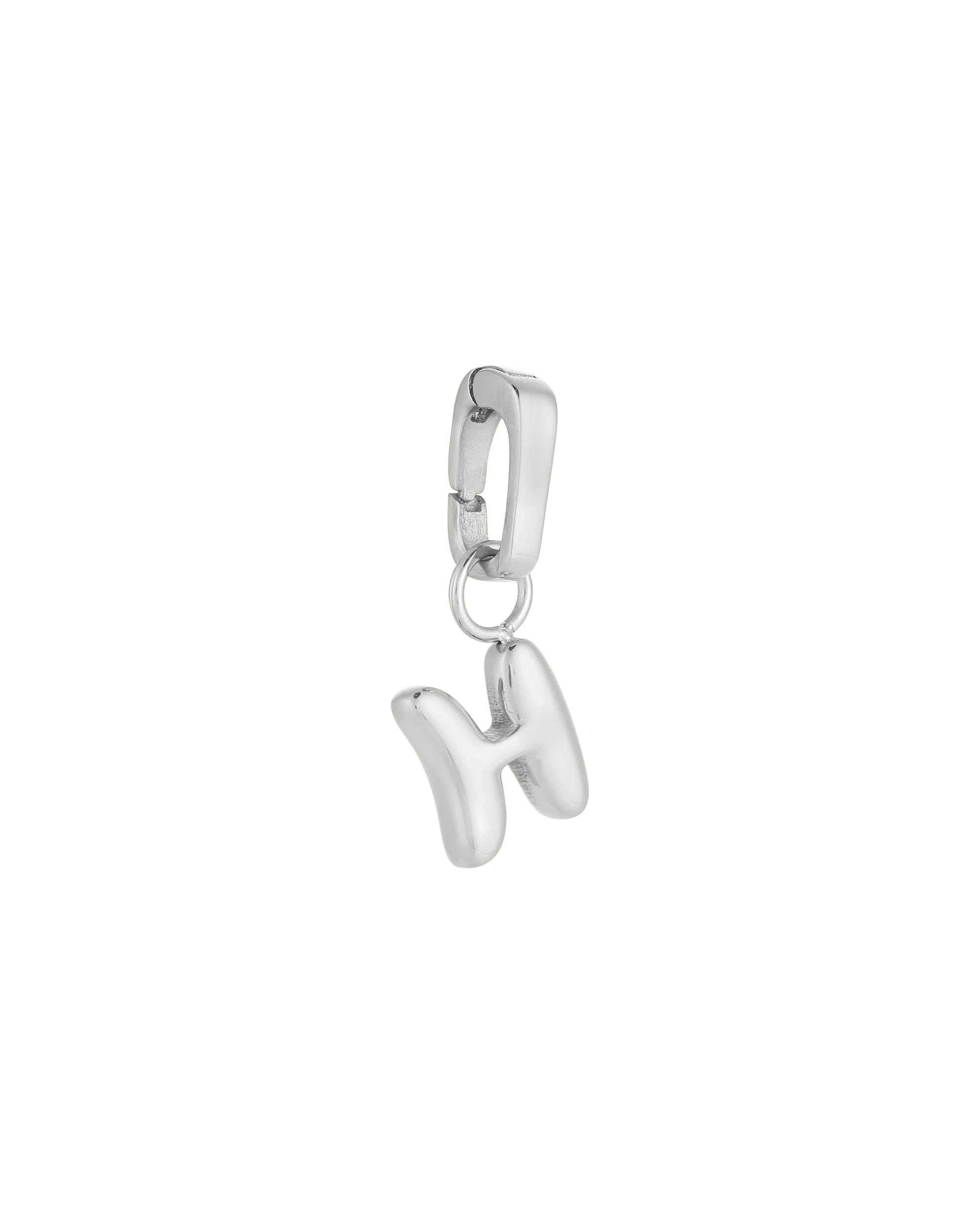Love Letter Charm H - Silver