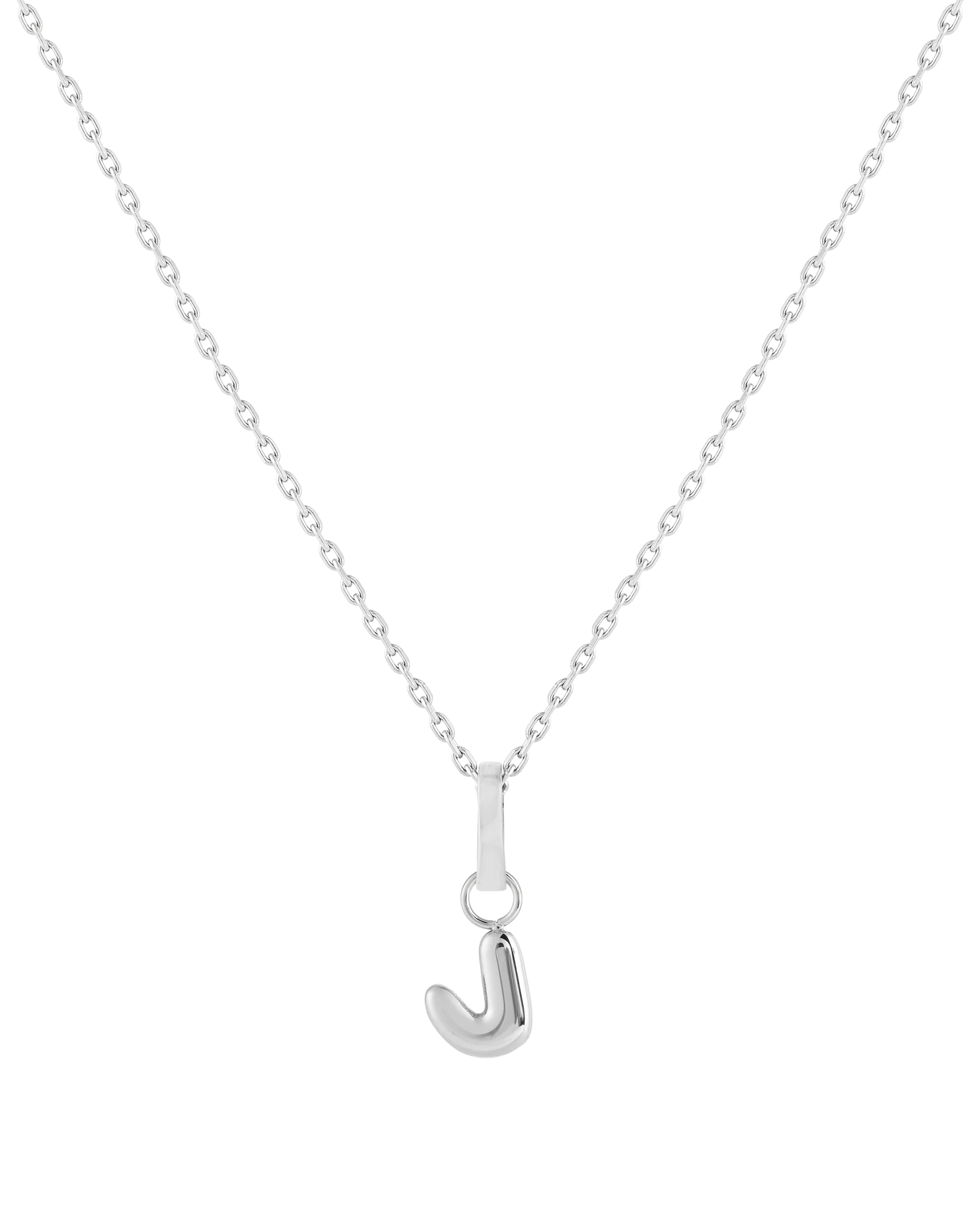 Love Letter Charm J - Silver - Image 3