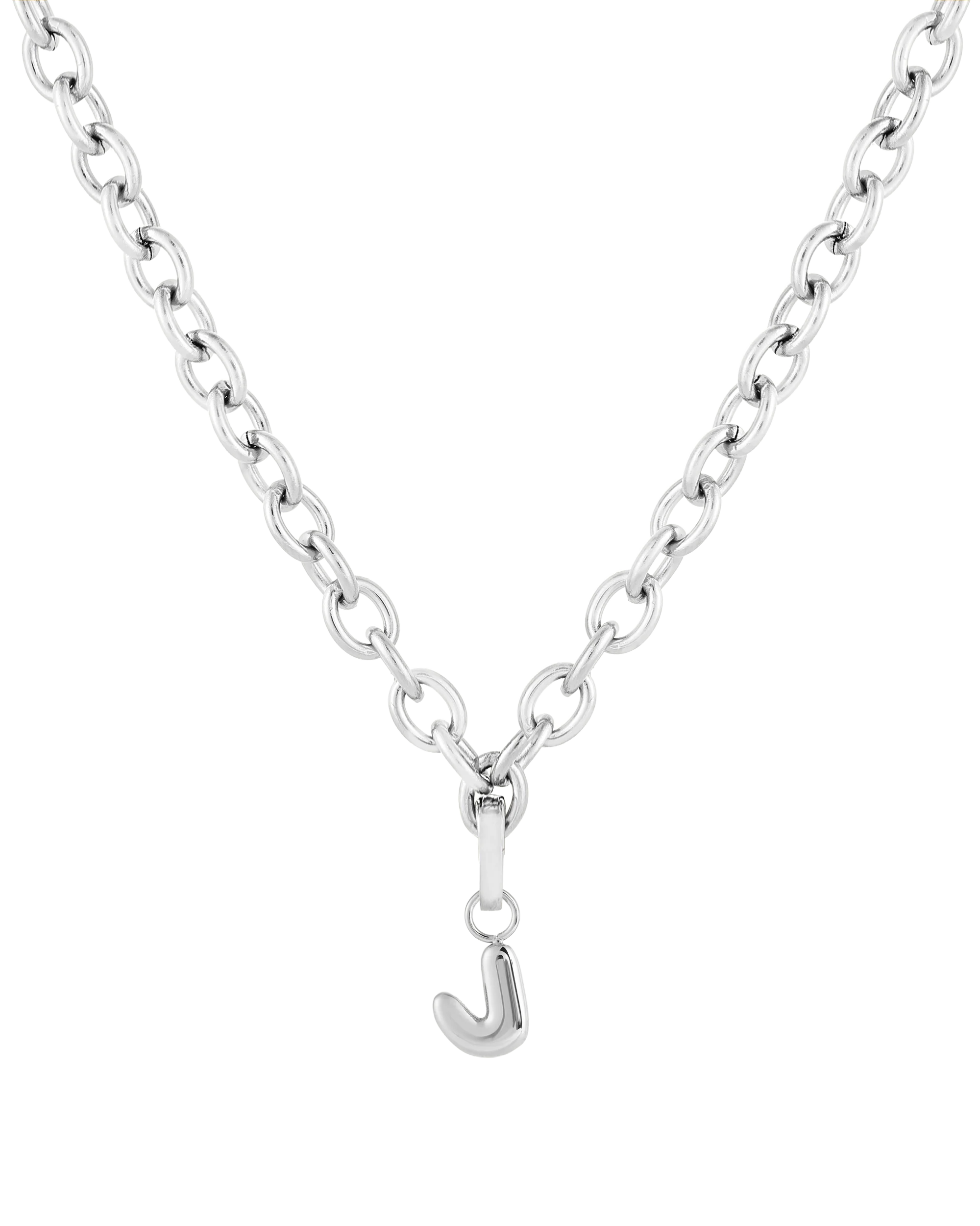 Love Letter Charm J - Silver - Image 5