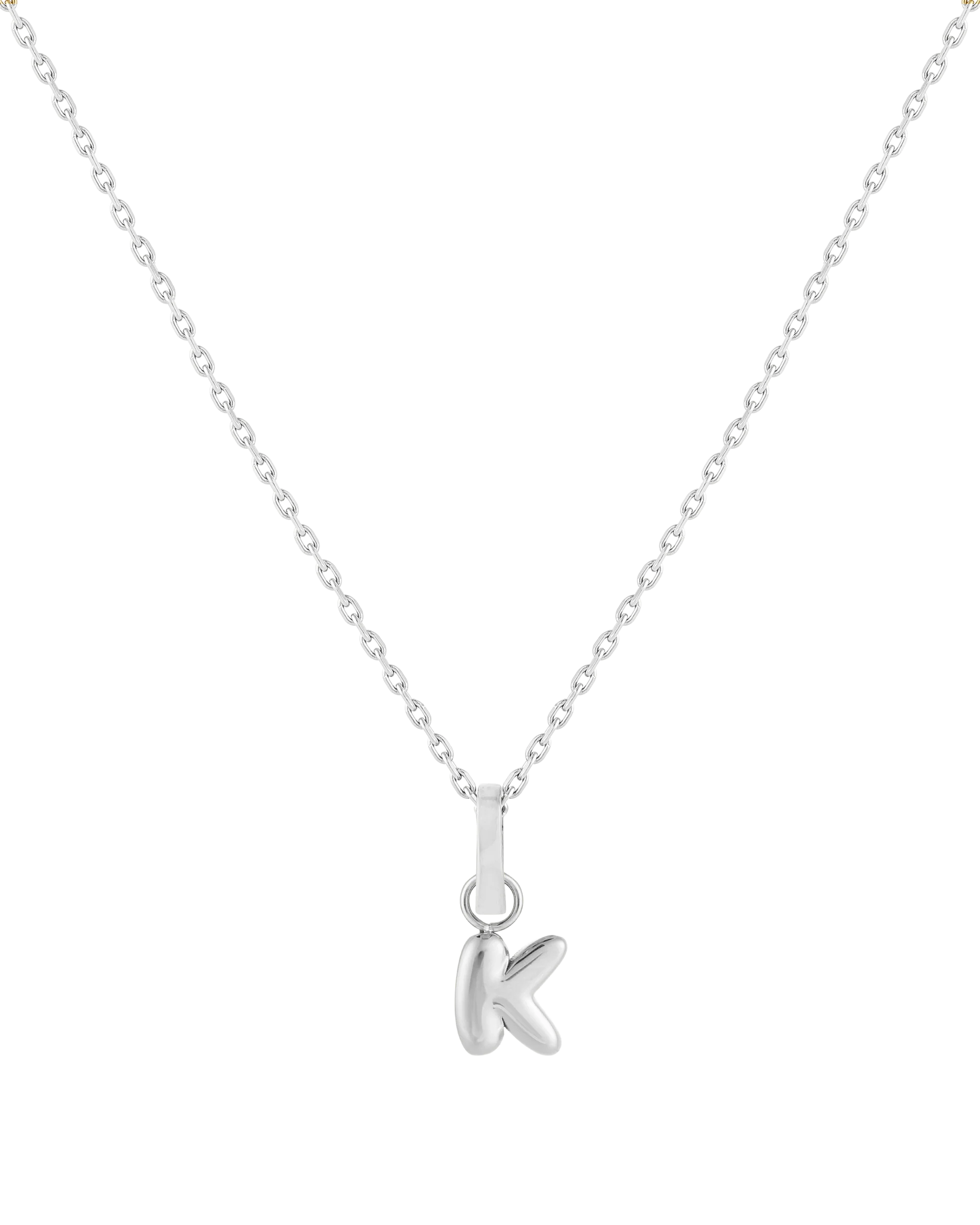 Love Letter Charm K - Silver - Image 3