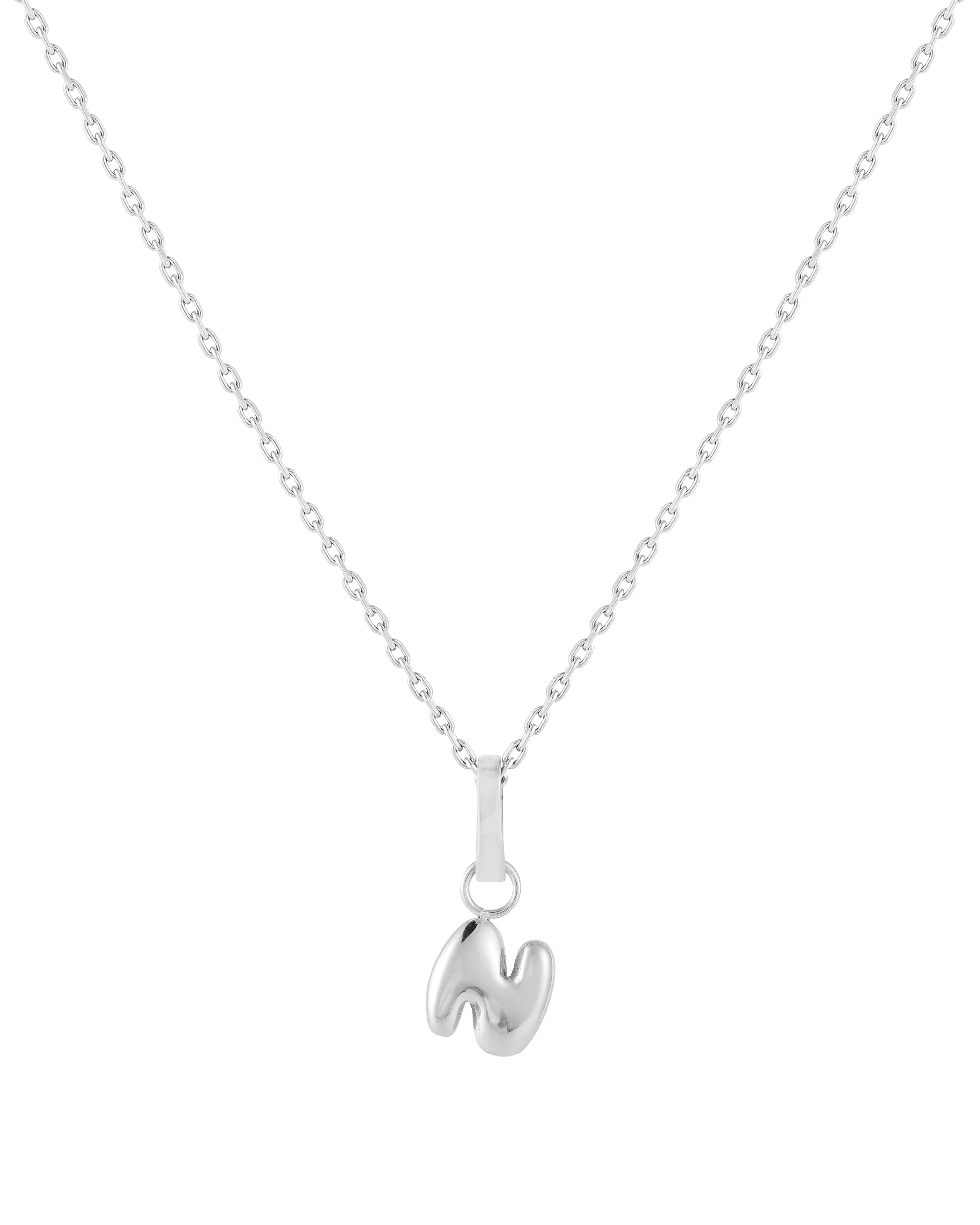 Love Letter Charm N - Silver - Image 3