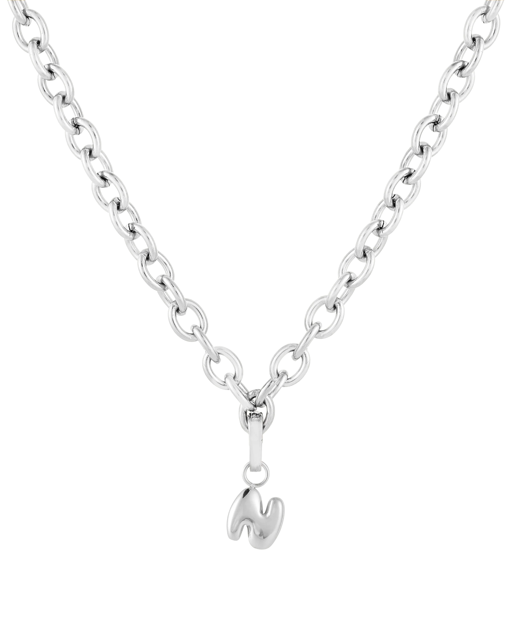 Love Letter Charm N - Silver - Image 5