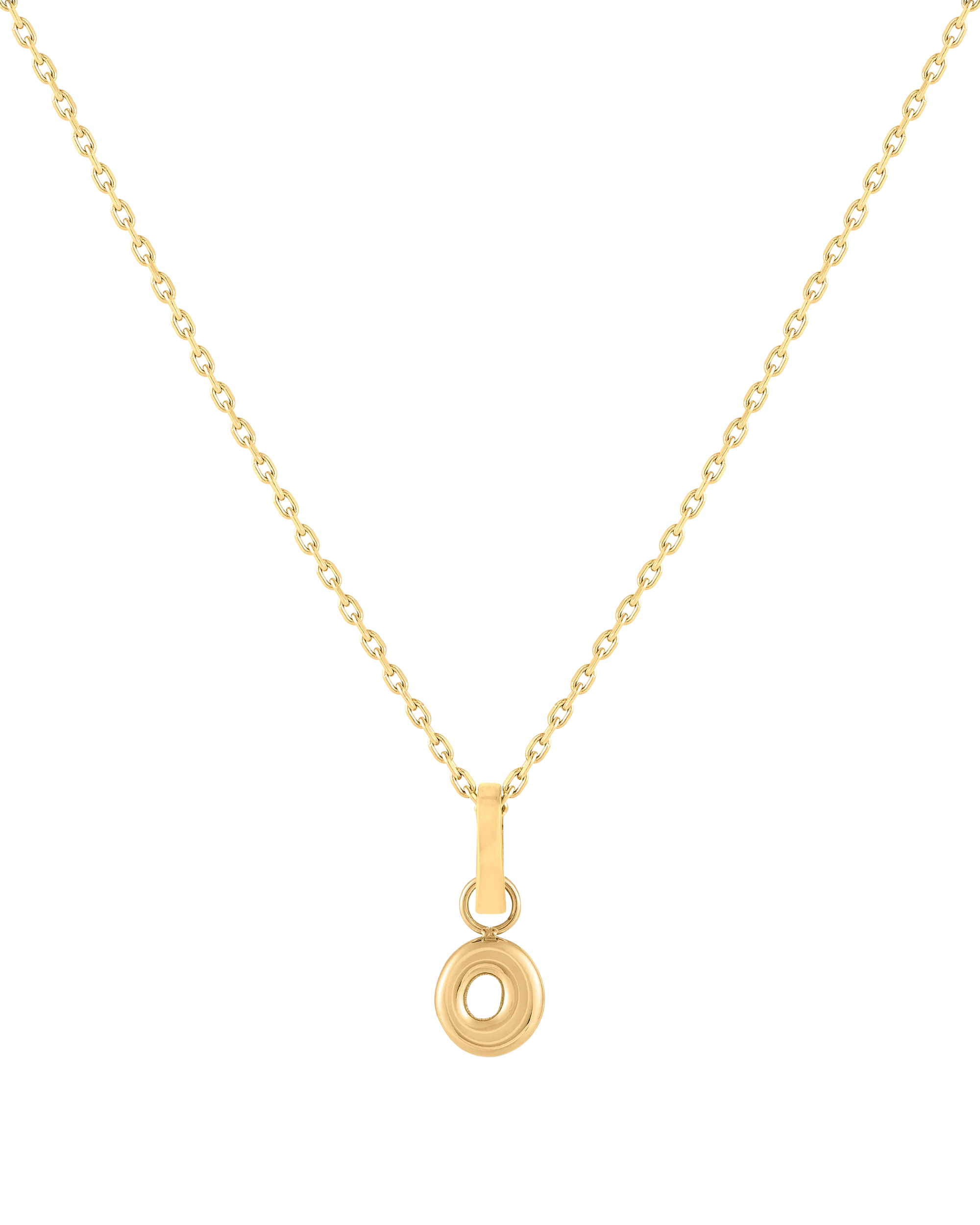 Love Letter Charm O - Gold - Image 3