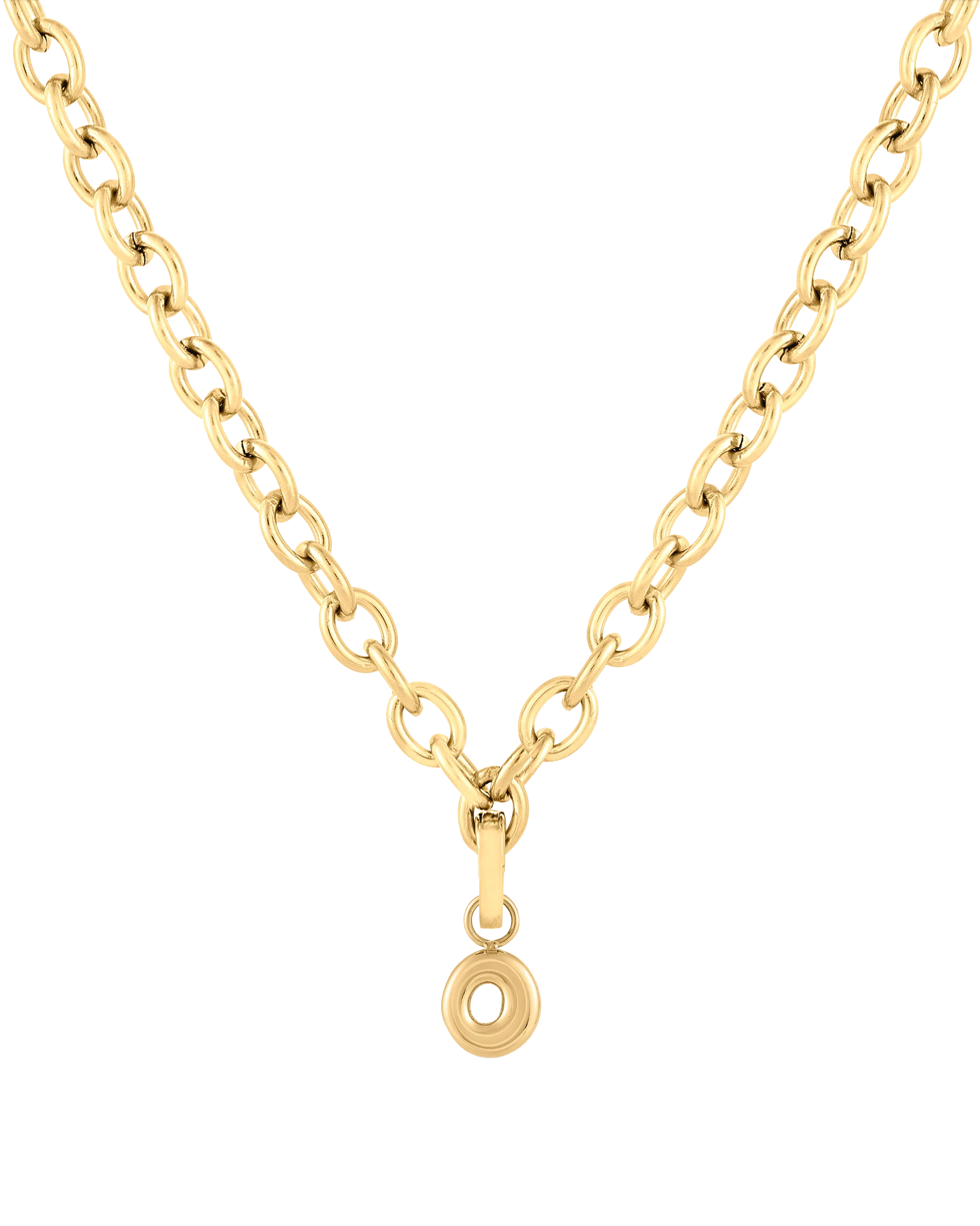 Love Letter Charm O - Gold - Image 5