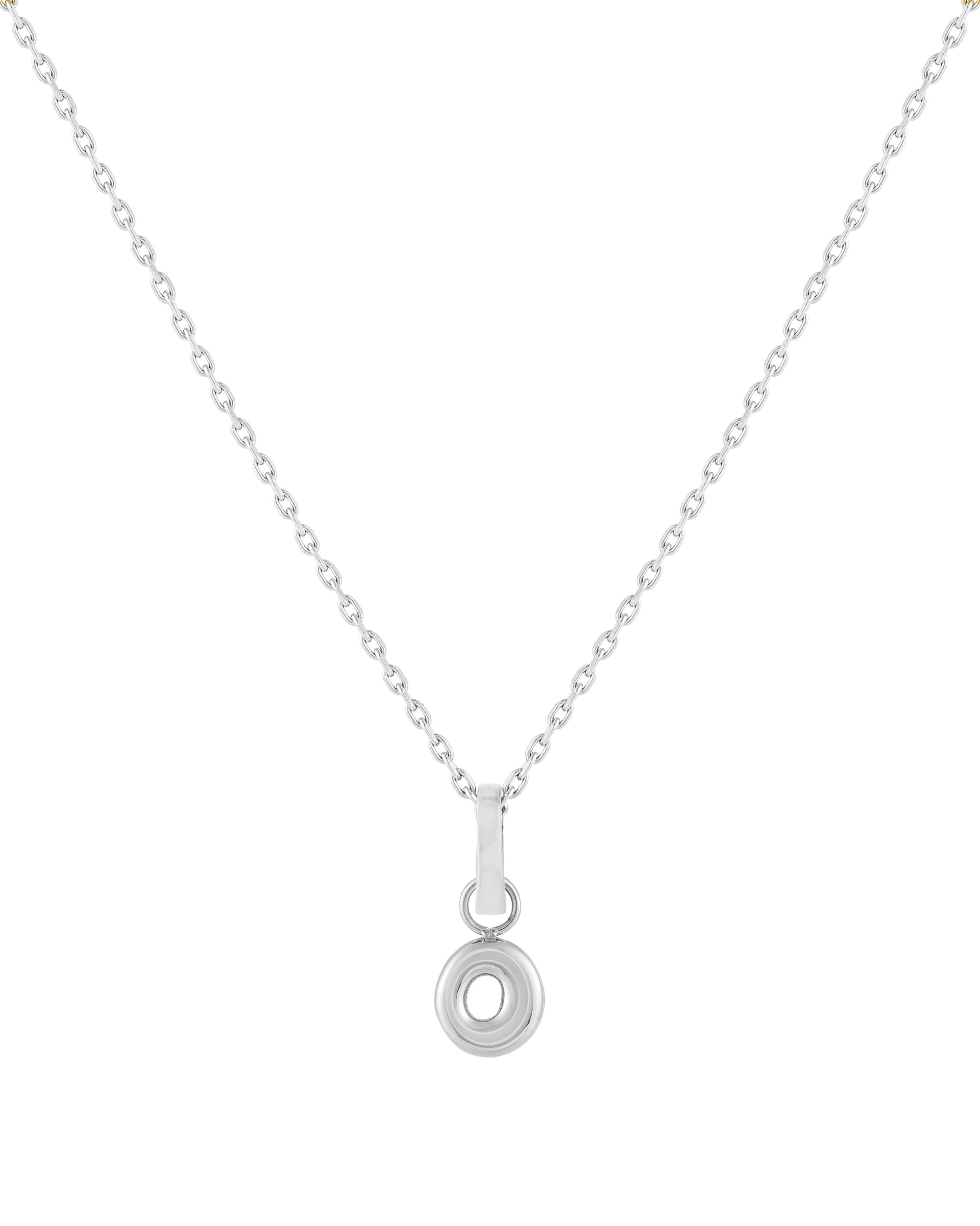Love Letter Charm O - Silver - Image 3
