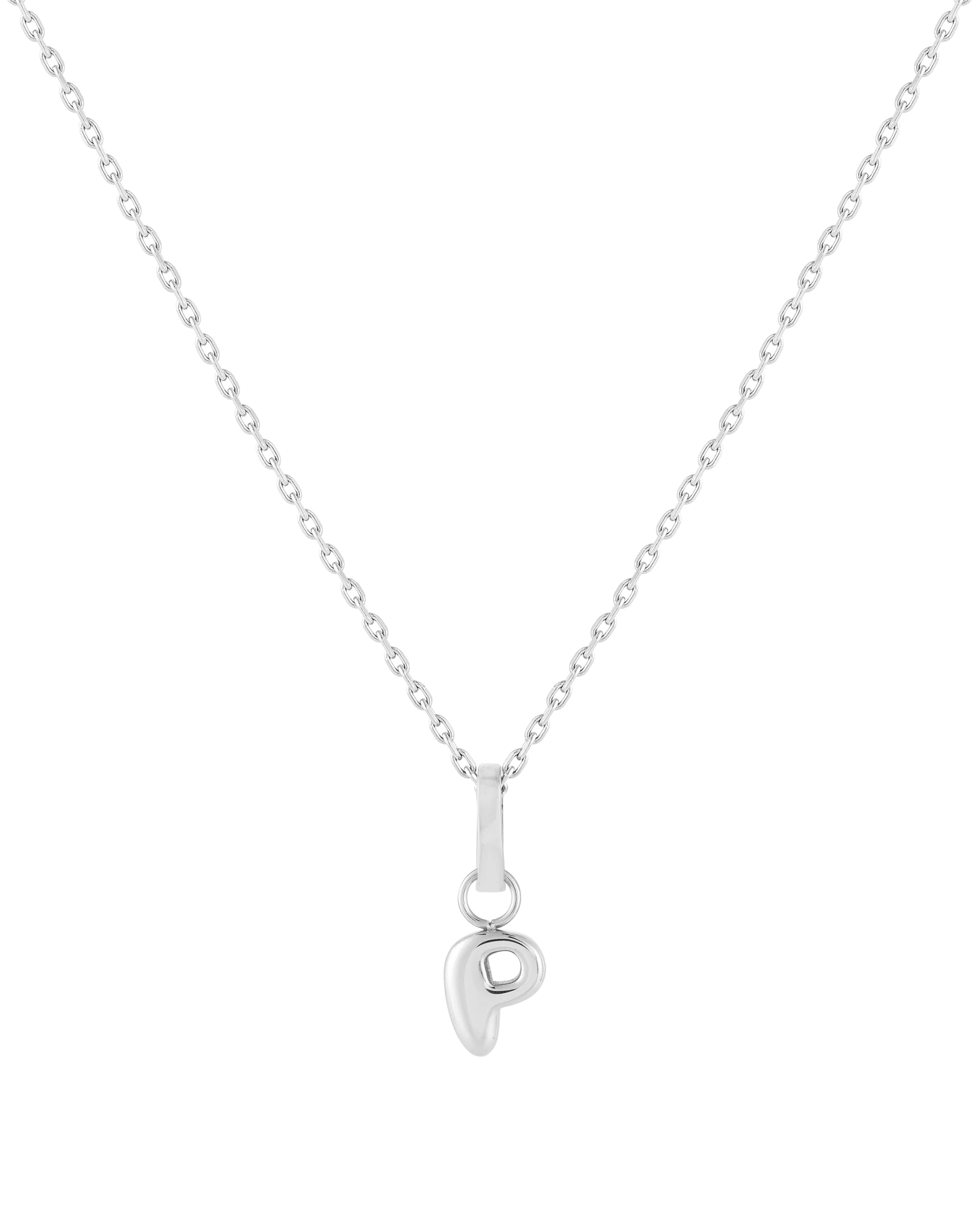 Love Letter Charm P - Silver - Image 3