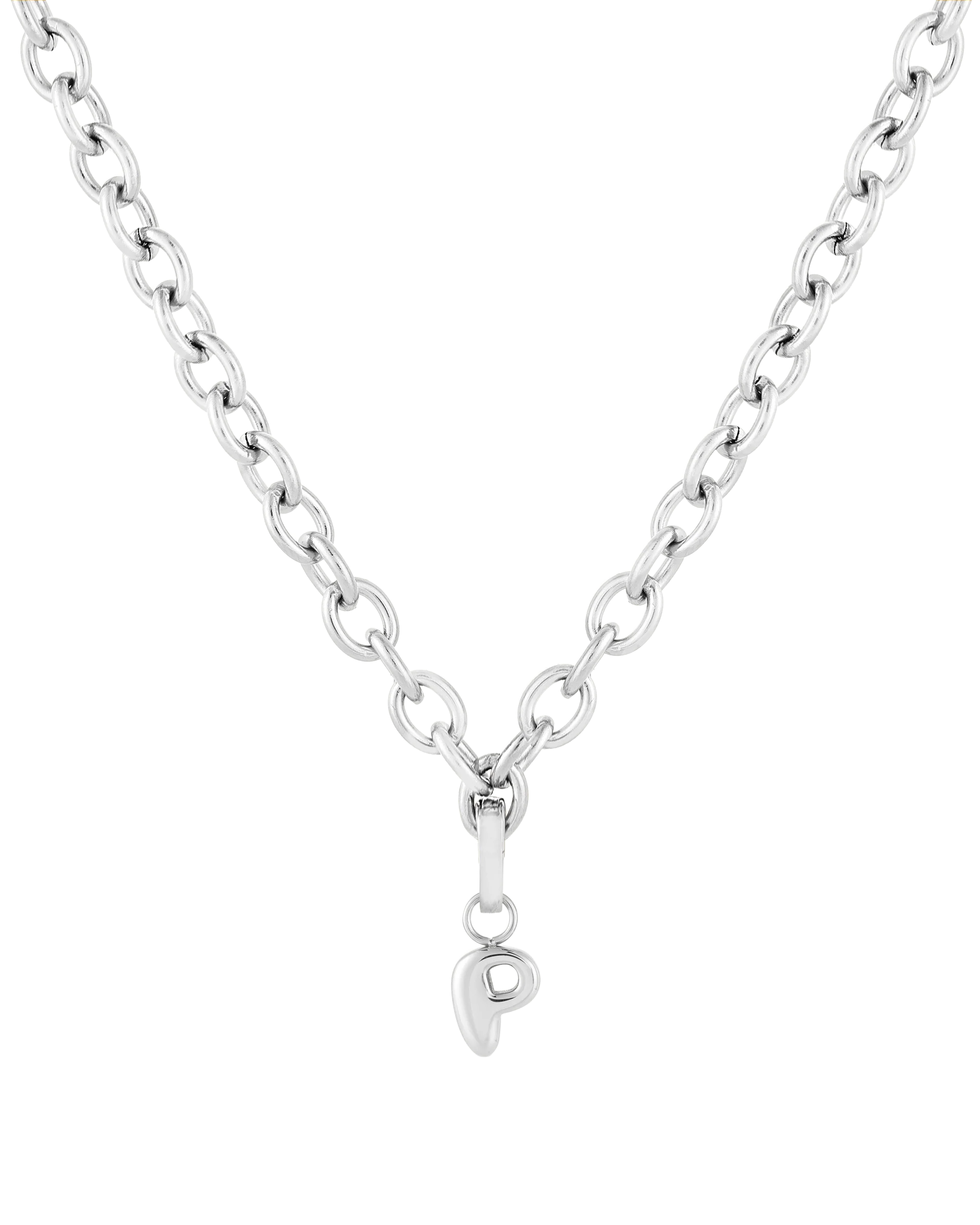 Love Letter Charm P - Silver - Image 5