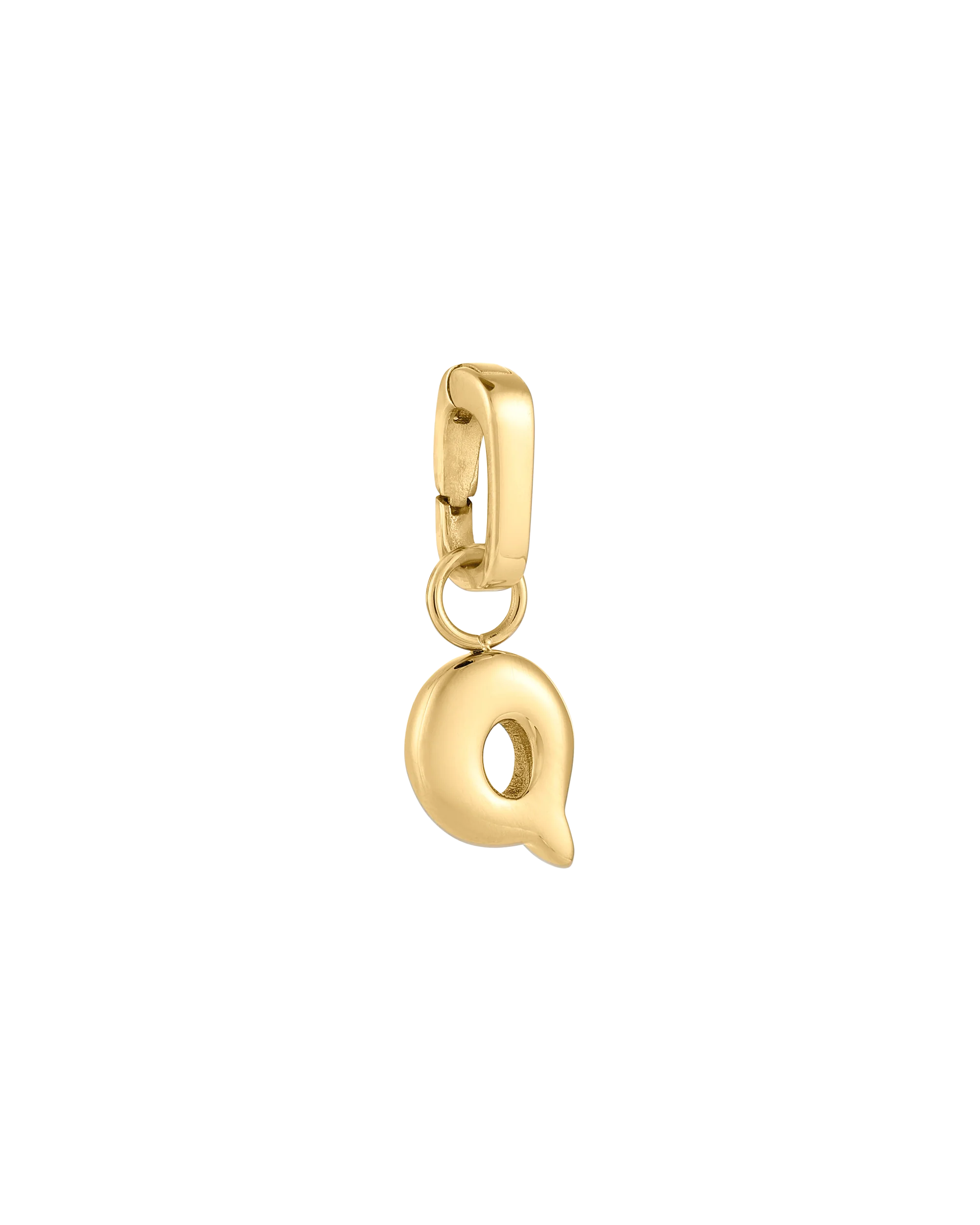 Love Letter Charm Q - Gold