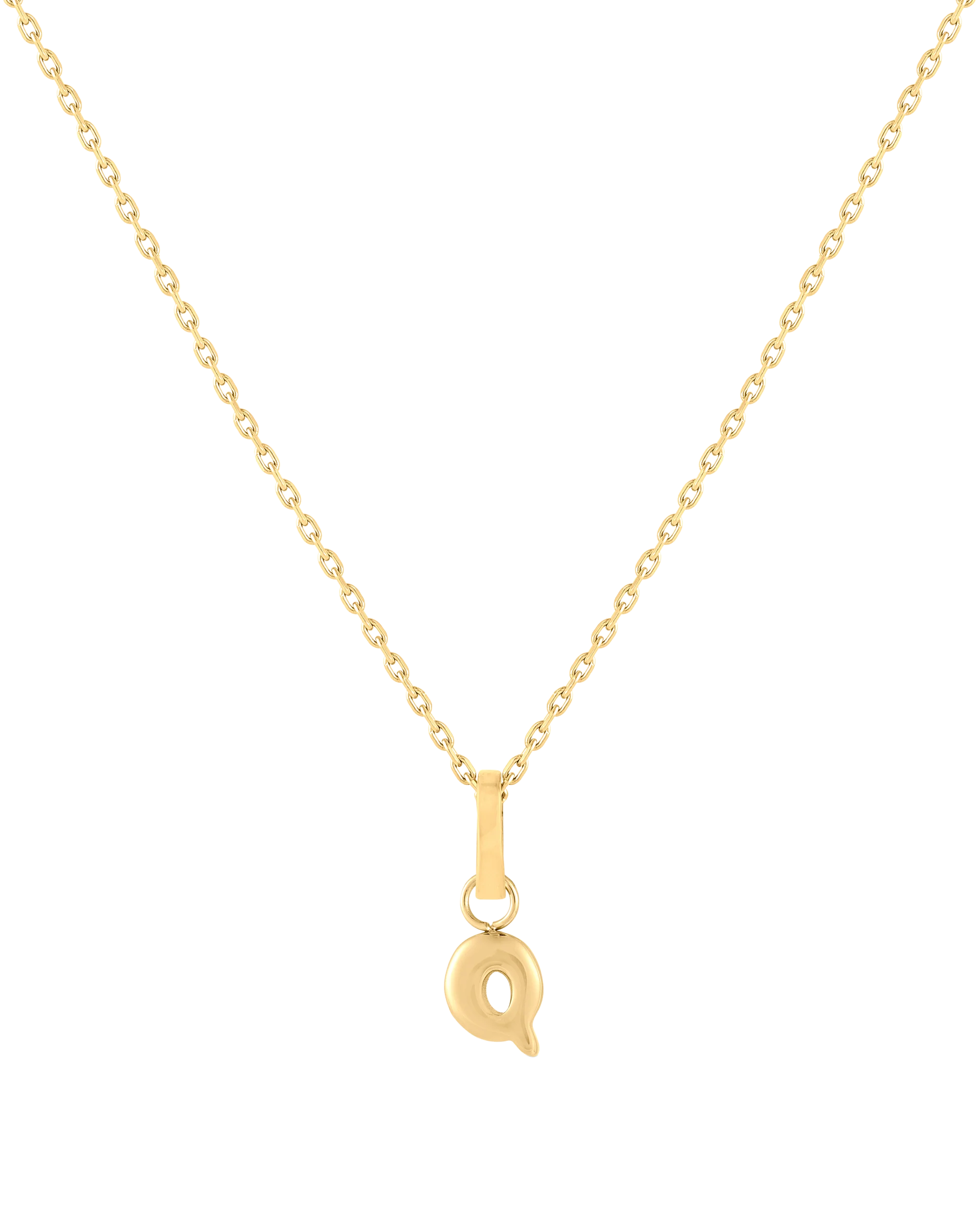 Love Letter Charm Q - Gold - Image 3