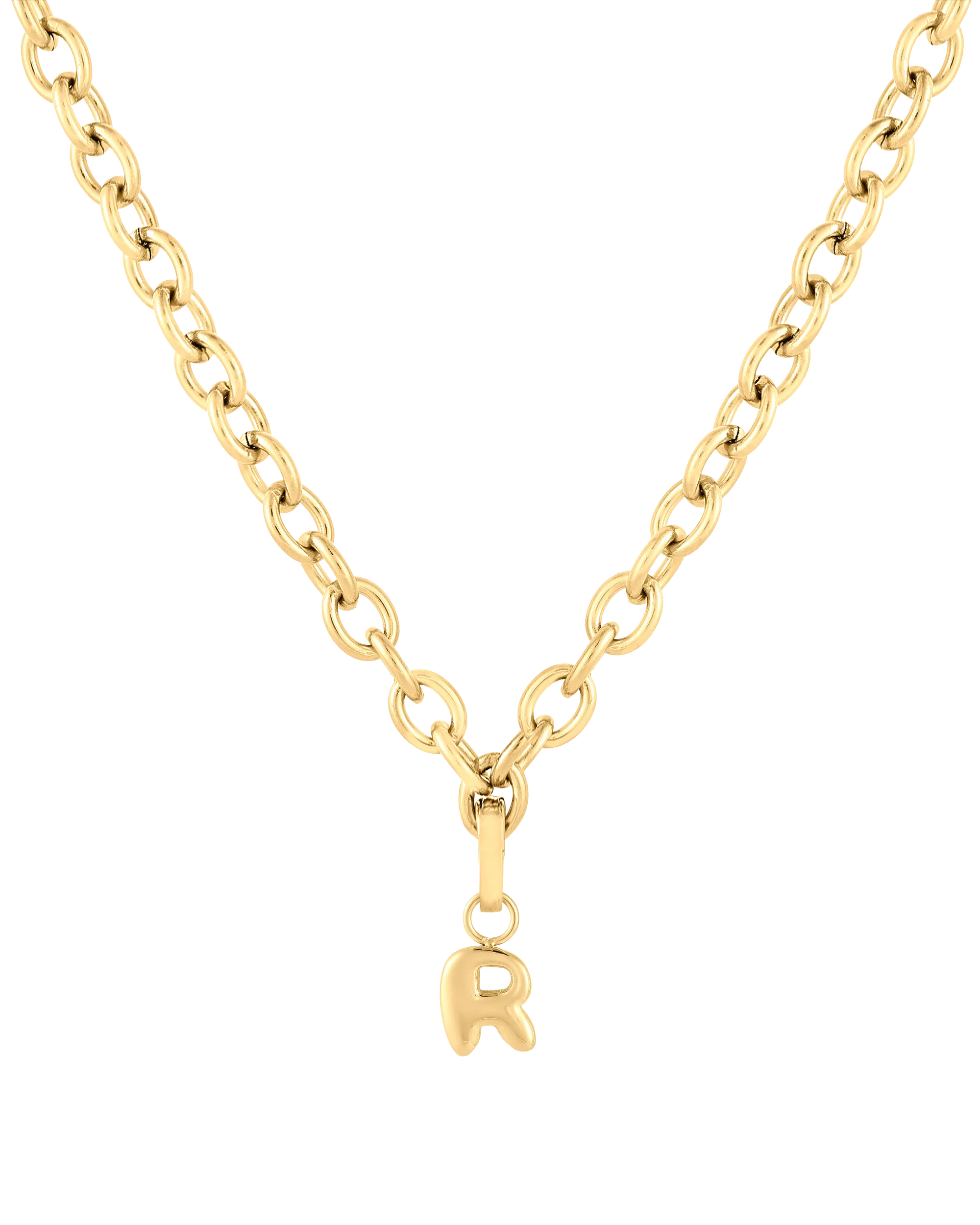 Love Letter Charm R - Gold - Image 5