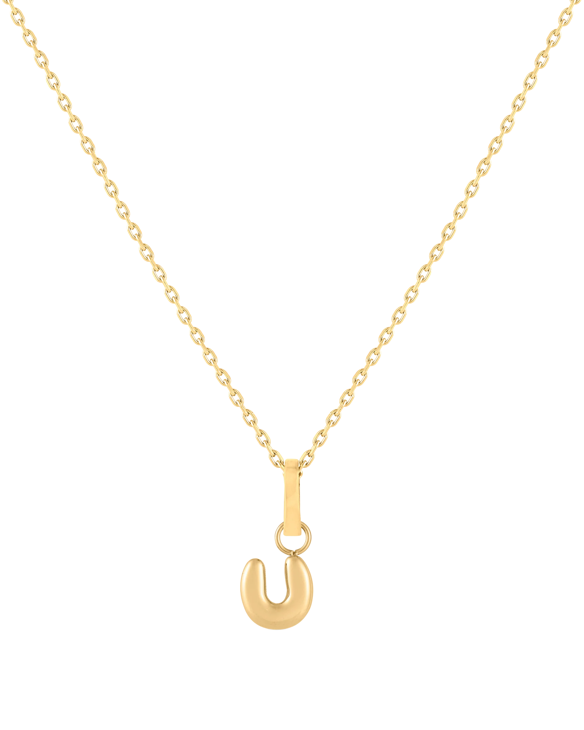 Love Letter Charm U - Gold - Image 3
