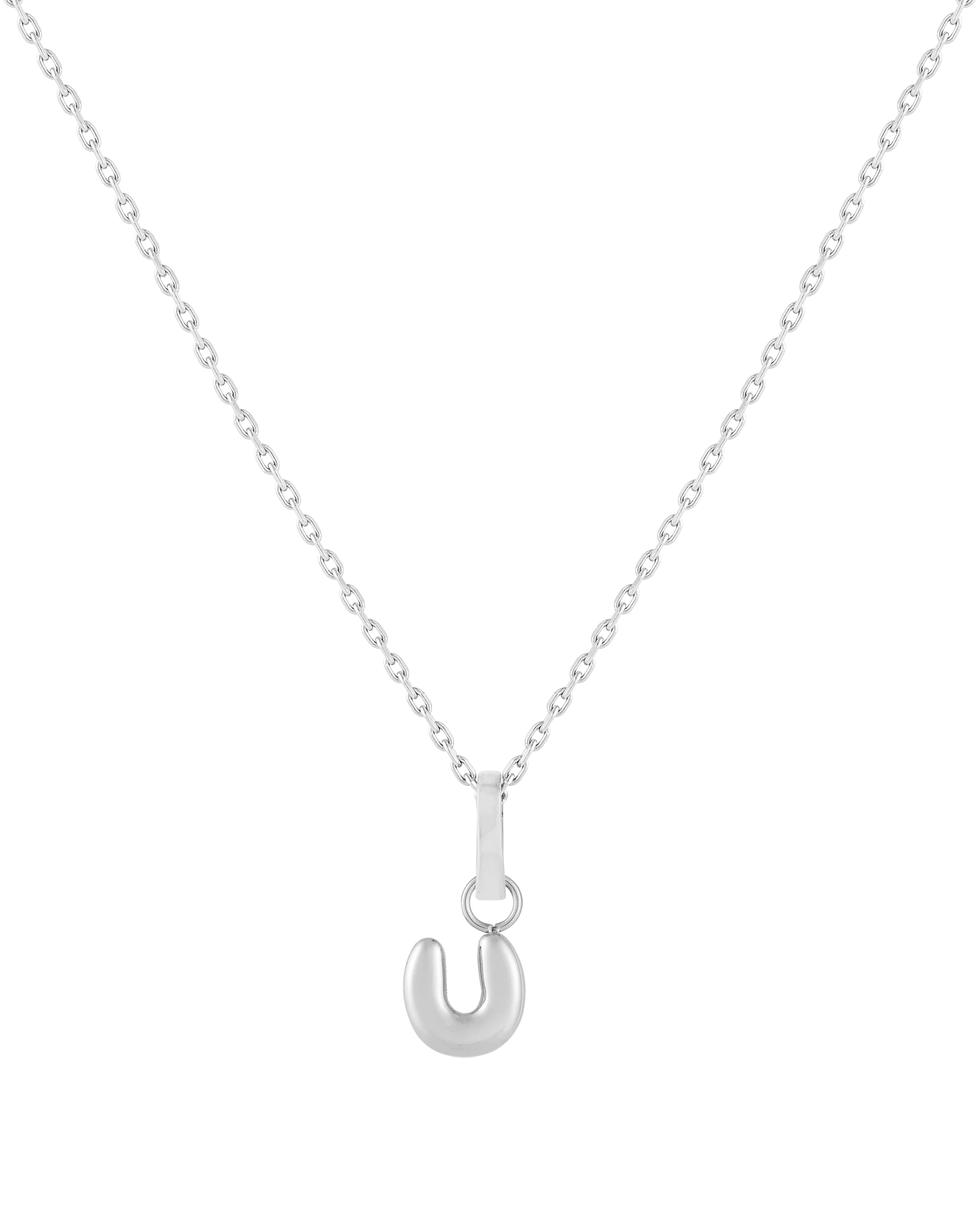 Love Letter Charm U - Silver - Image 3