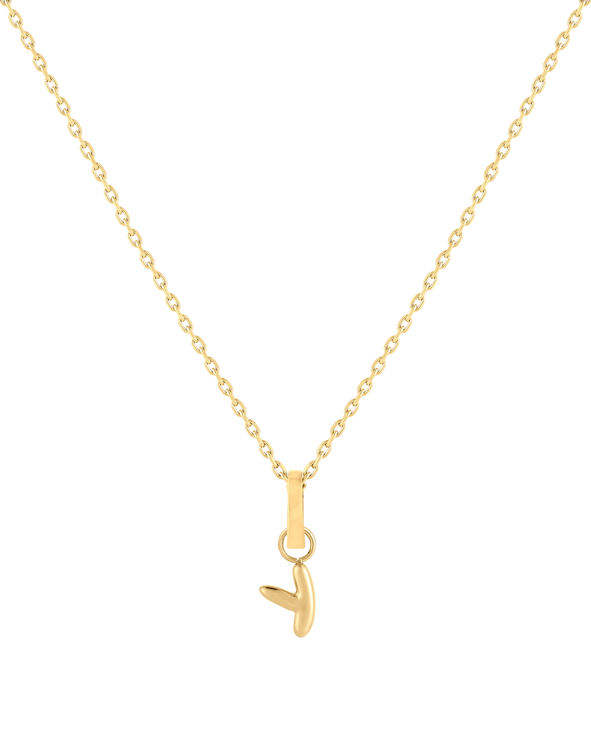 Love Letter Charm Y - Gold - Image 3