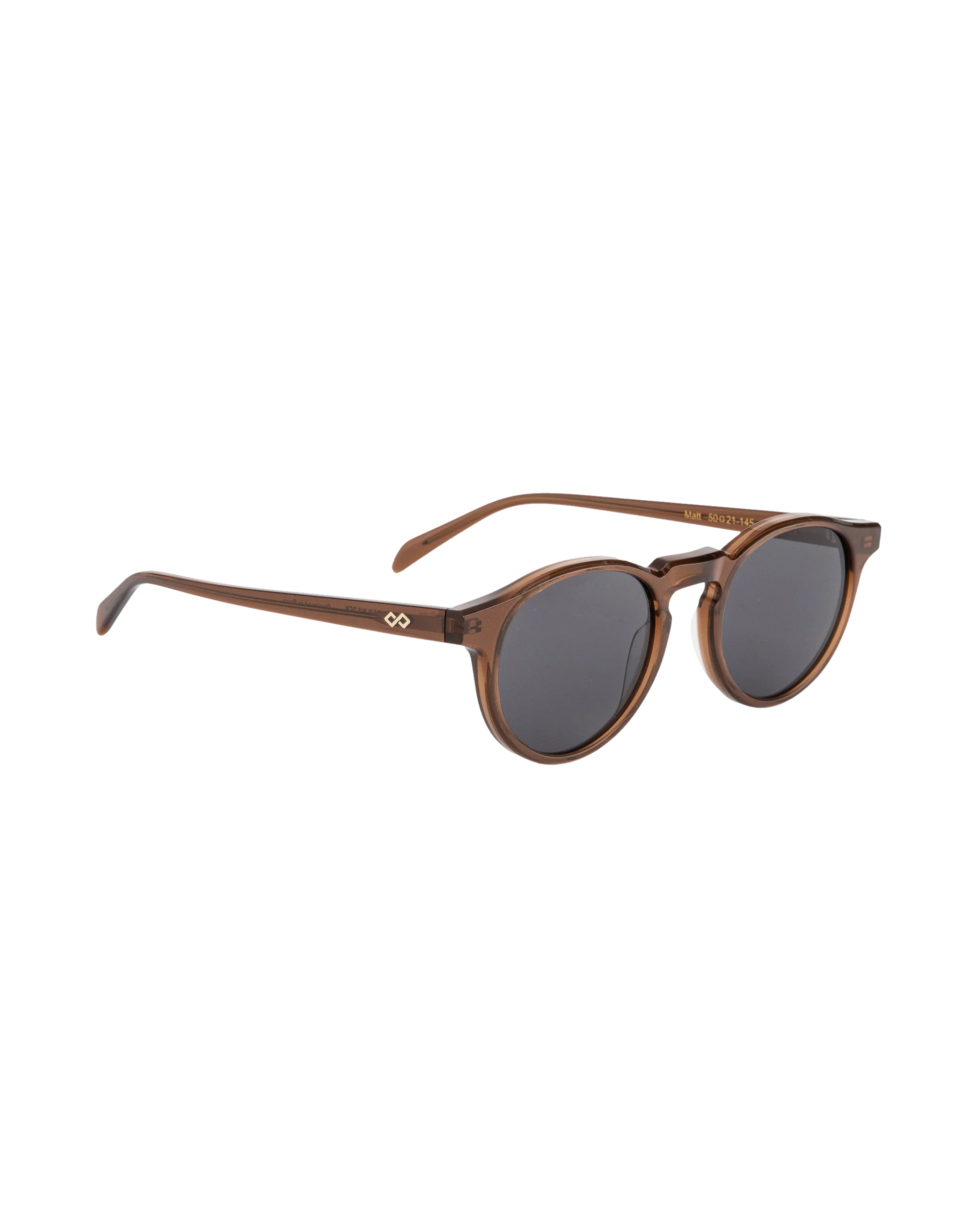 Matt - Clear Brown Sunglasses - Image 5