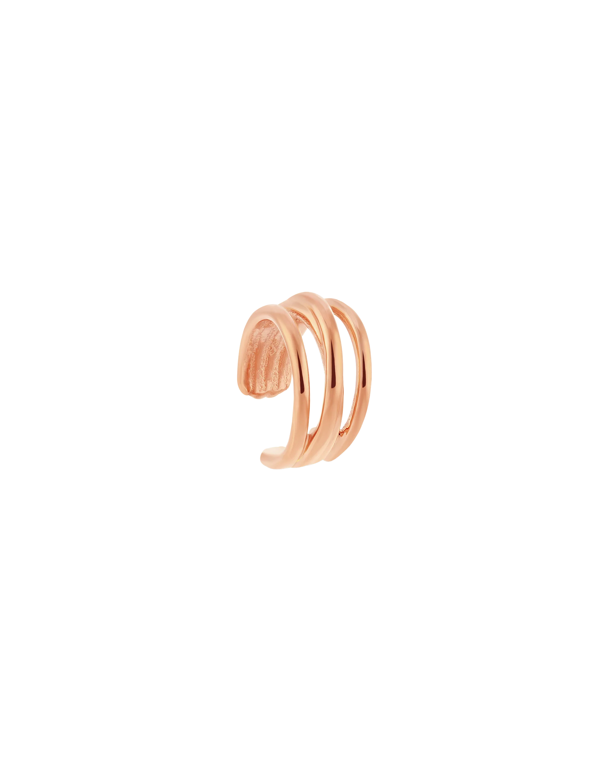 Muse Cuff Earrings - Rose Gold - Image 3