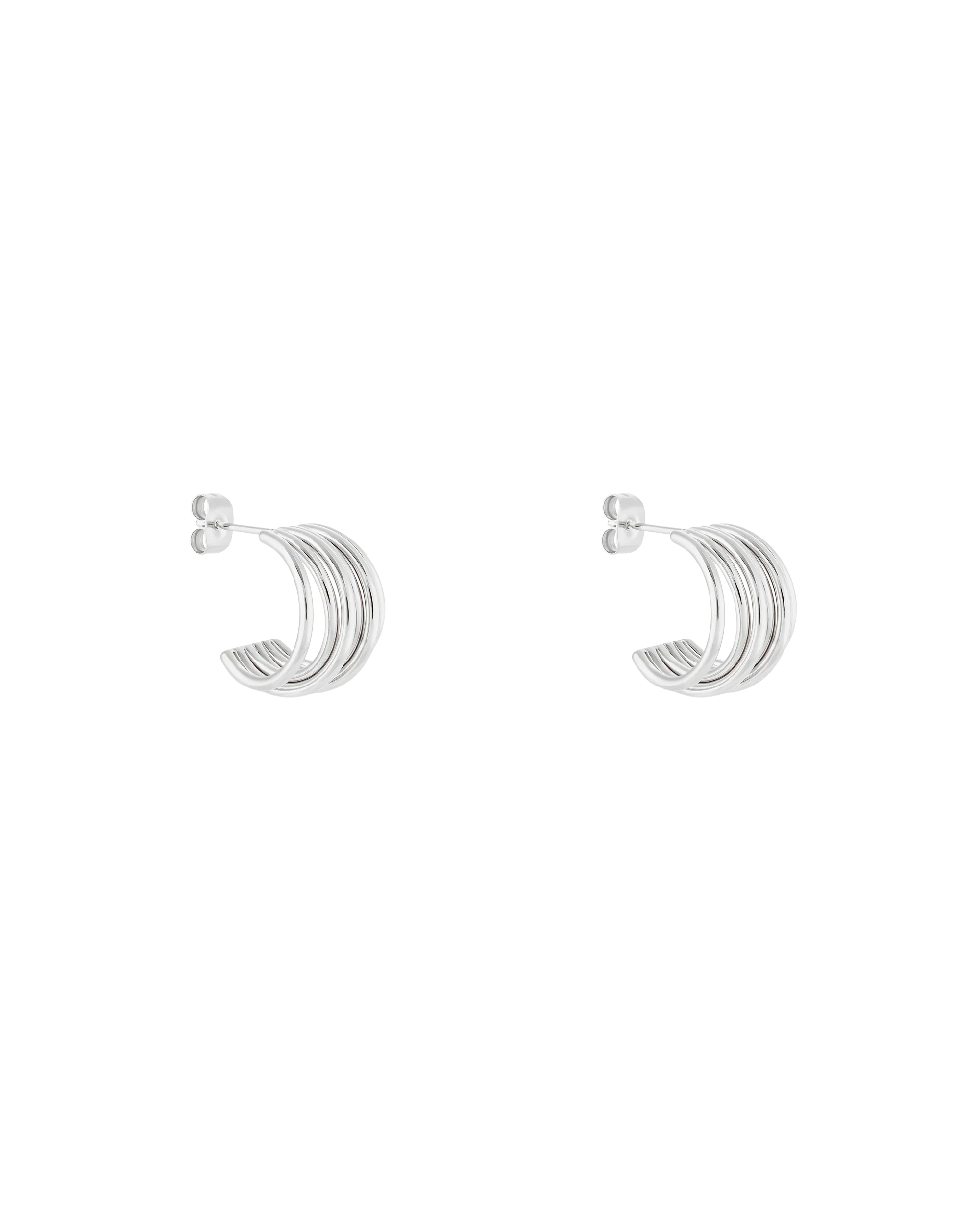 Muse Hoop (S) Earrings - Silver - Image 3