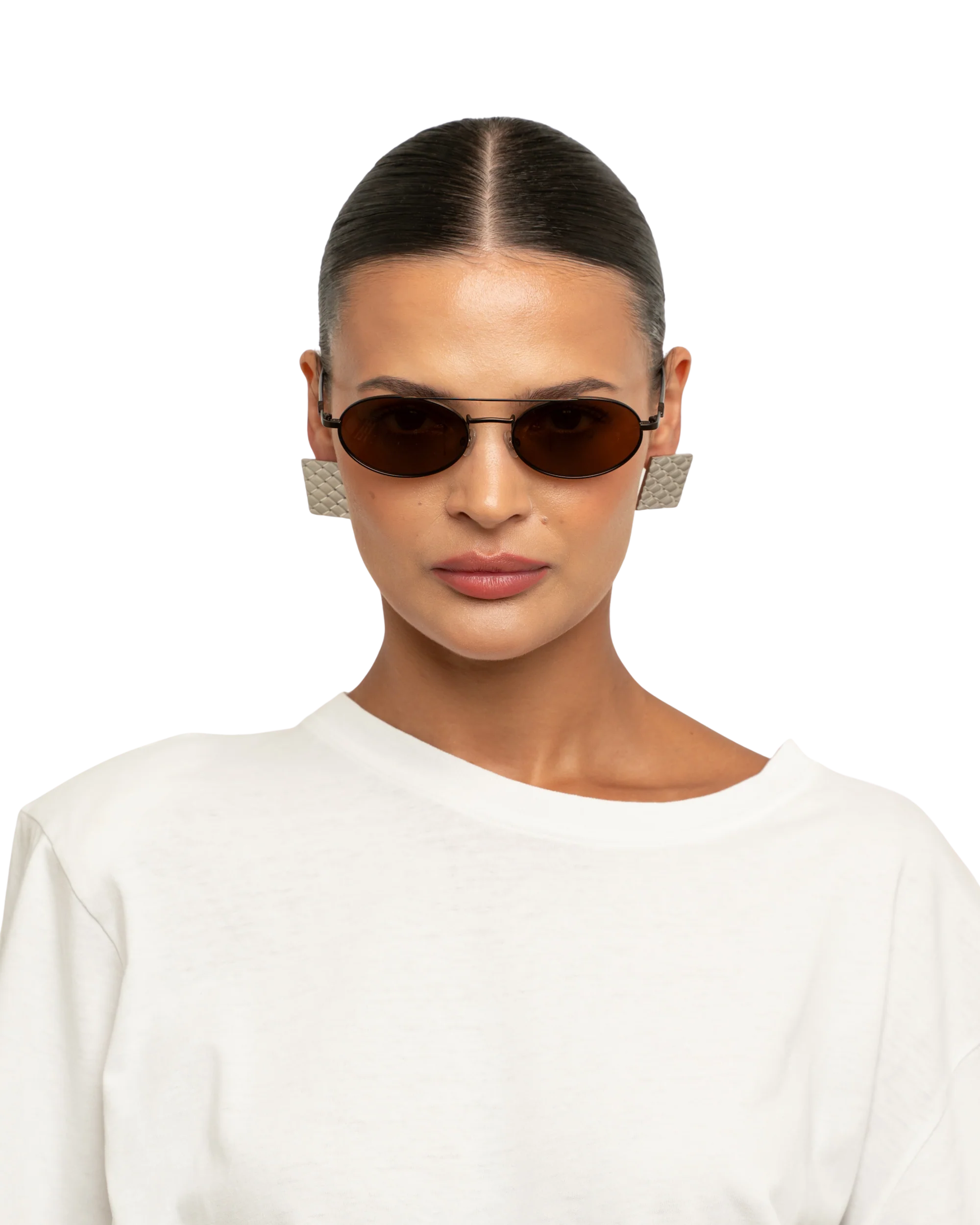 Noa - Amber Brown Sunglasses - Image 2