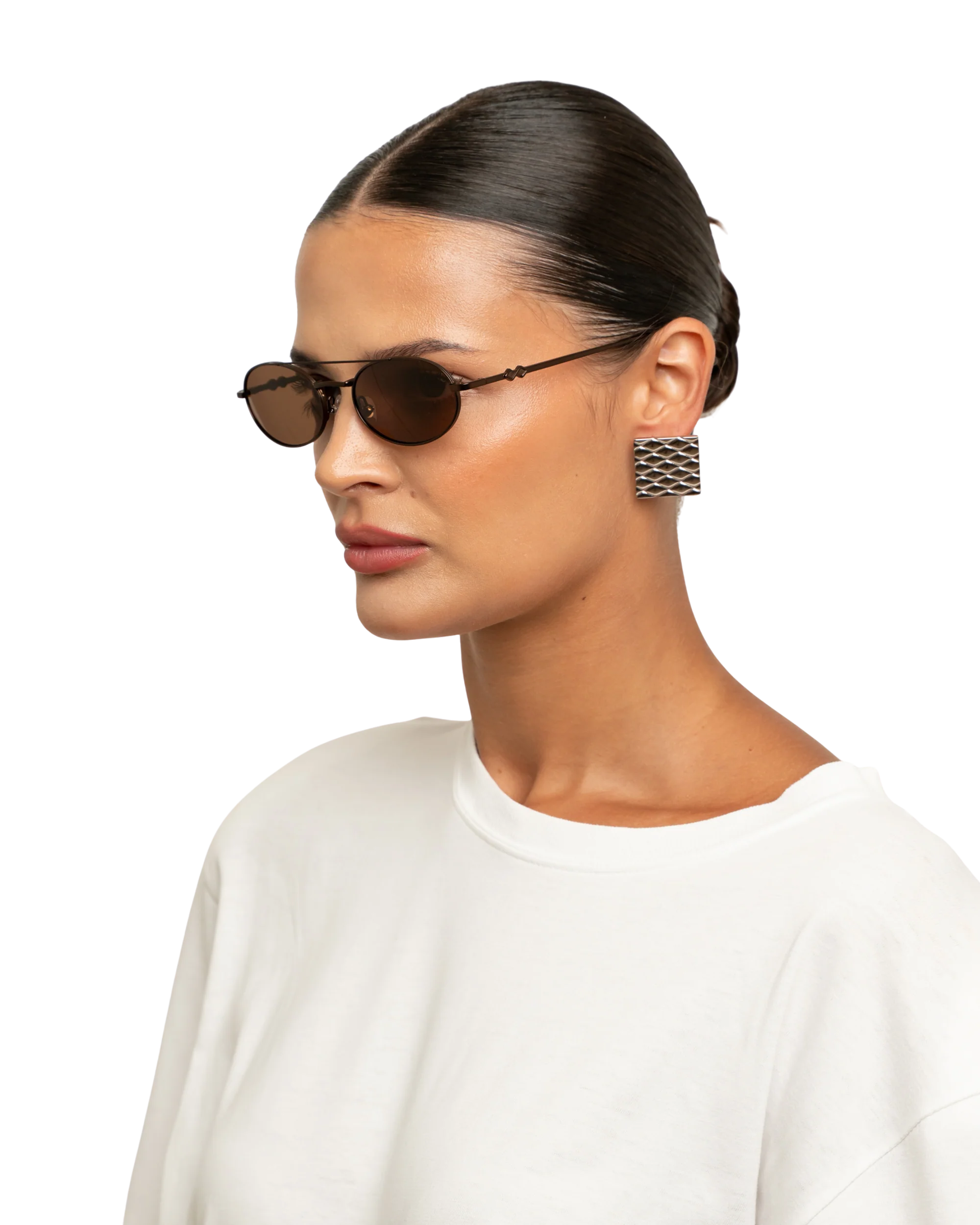 Noa - Amber Brown Sunglasses - Image 4