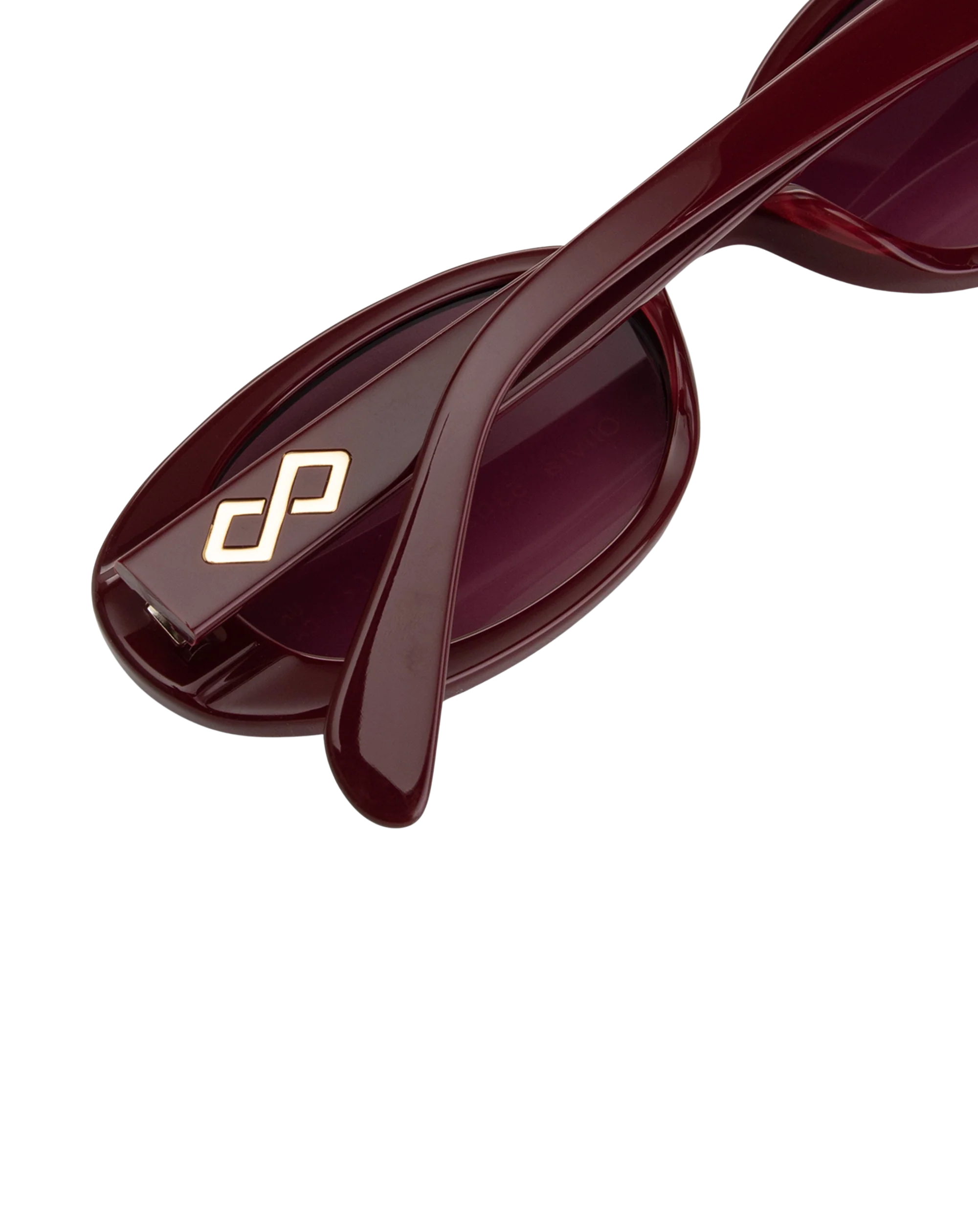 Olivia - Burgundy Sunglasses - Image 3