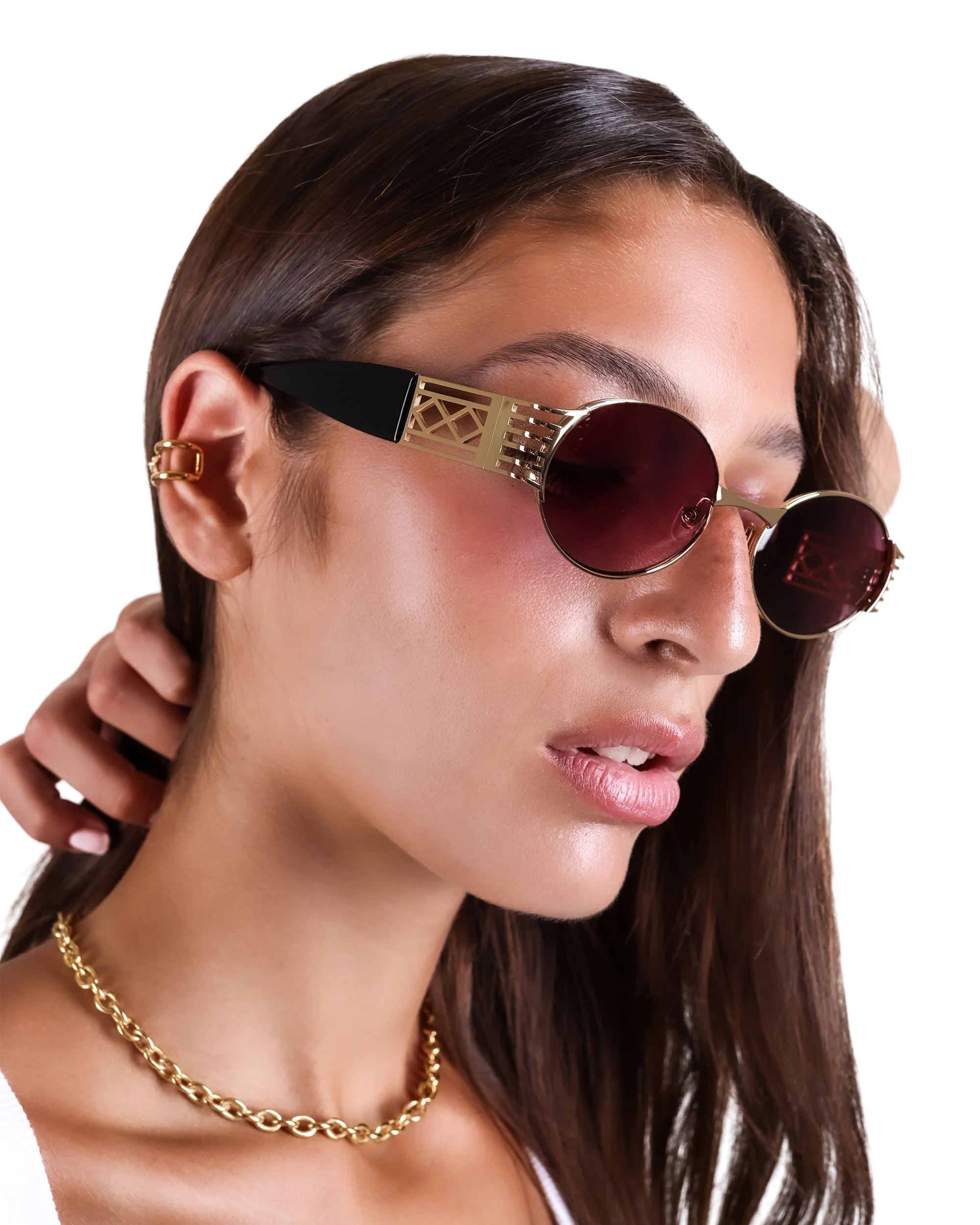 Pam - Plum Sunglasses - Image 4
